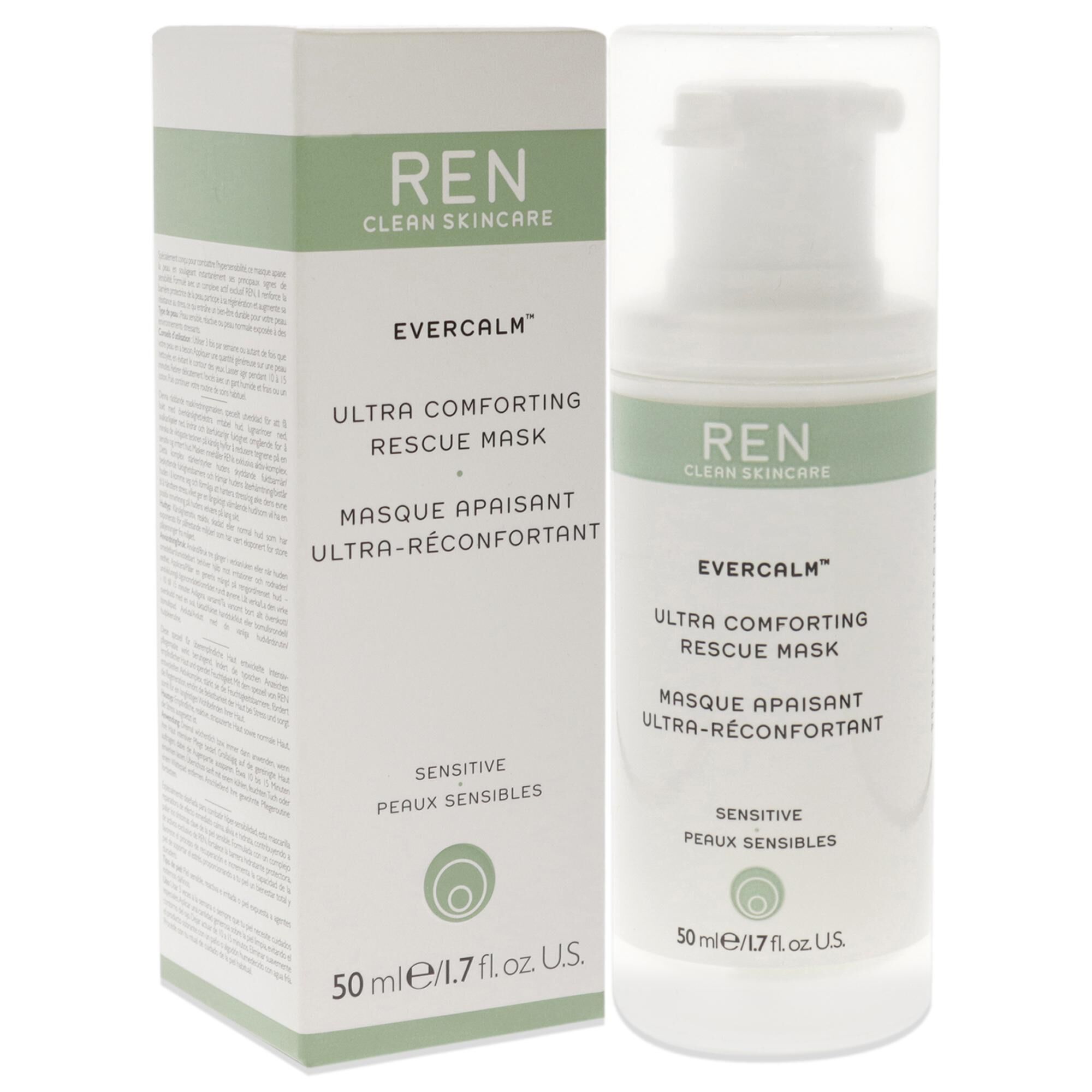 Evercalm Ultra Comforting Rescue Mask by REN for Unisex - 1.7 oz Mask, See Description, alternate image number 2