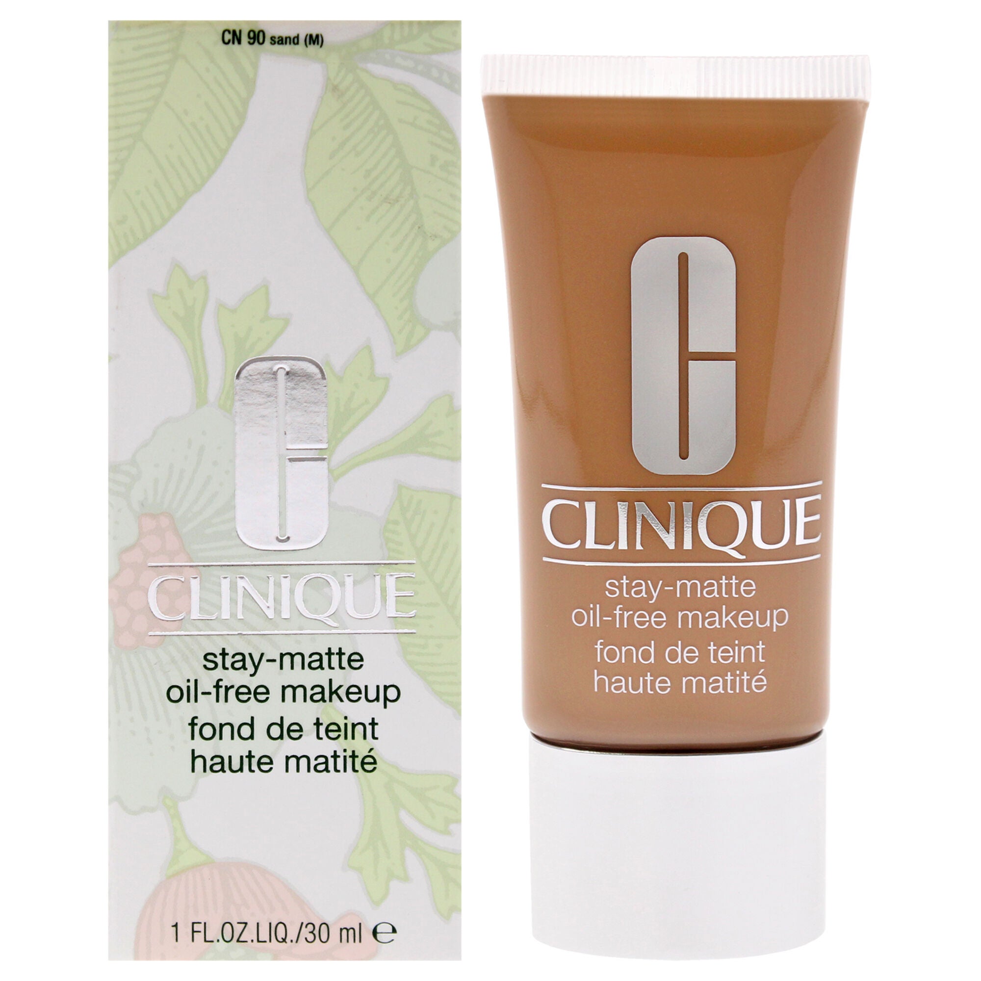 Stay-Matte Oil-Free Makeup - 19 Sand (M-N) - Dry Combination To Oily by Clinique for Women - 1 oz Makeup, See Description, hi-res image number 0