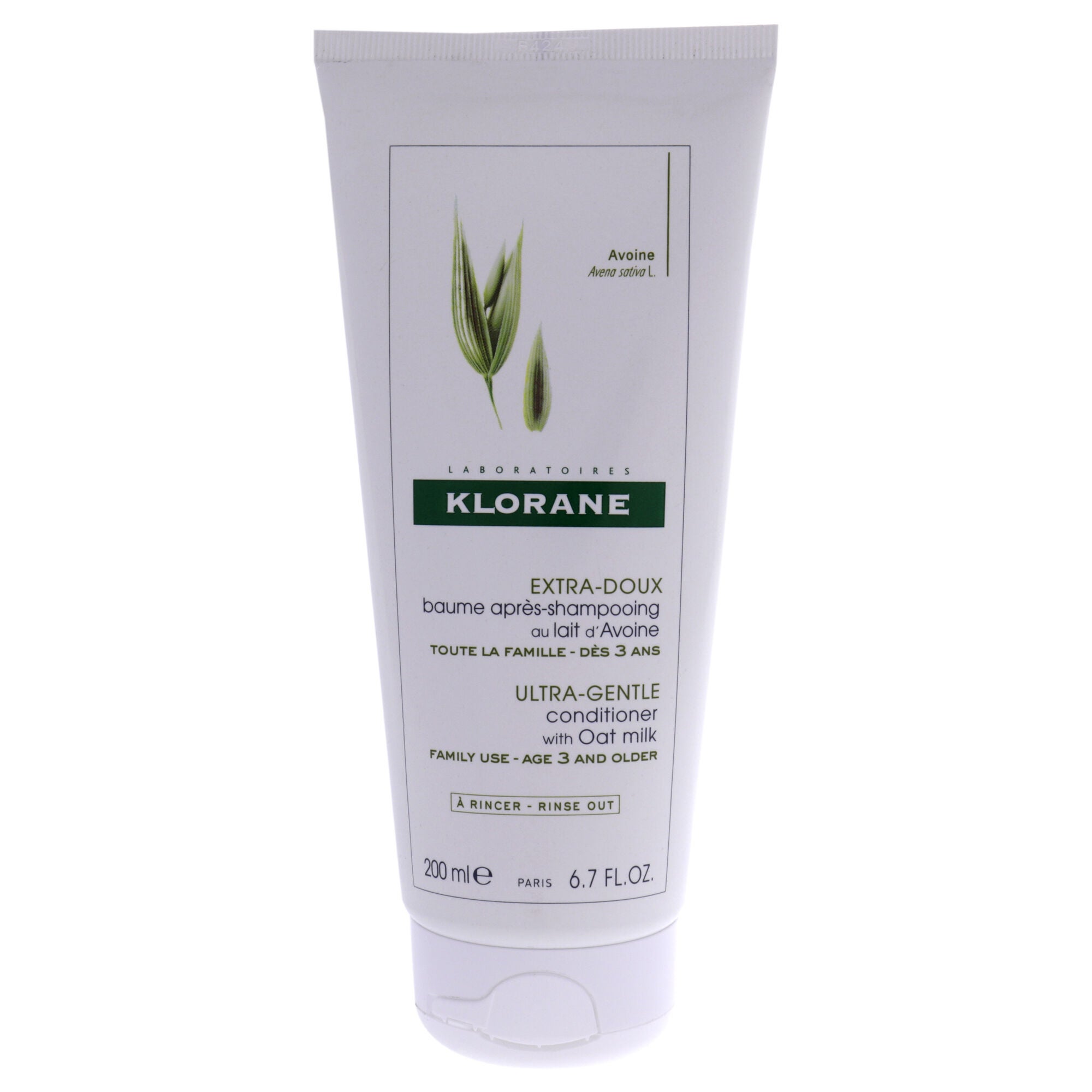 Ultra Gentle Conditioner with Oat Milk by Klorane for Women - 6.7 oz Conditioner, See Description, hi-res image number 0