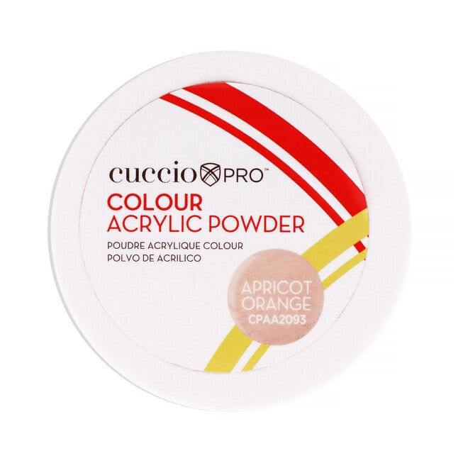 Colour Acrylic Powder - Apricot Orange by Cuccio PRO for Women - 1.6 oz Acrylic Powder, See Description, hi-res image number 0