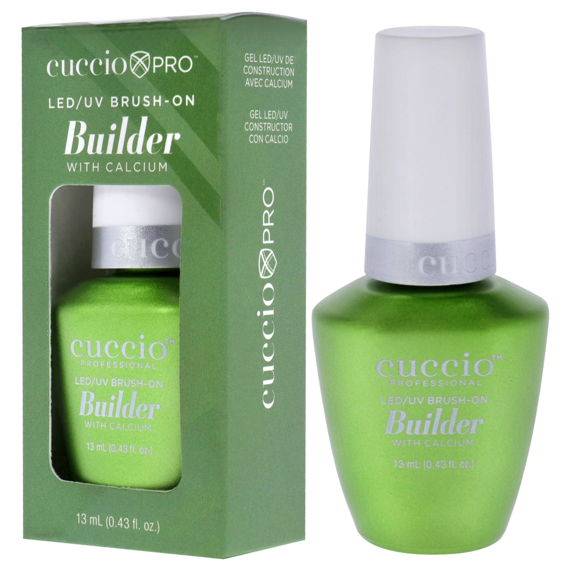 LED-UV Brush-On Builder Gel with Calcium by Cuccio Pro for Women - 0.43 oz Nail Polish - Pack of 2, , alternate image number 7
