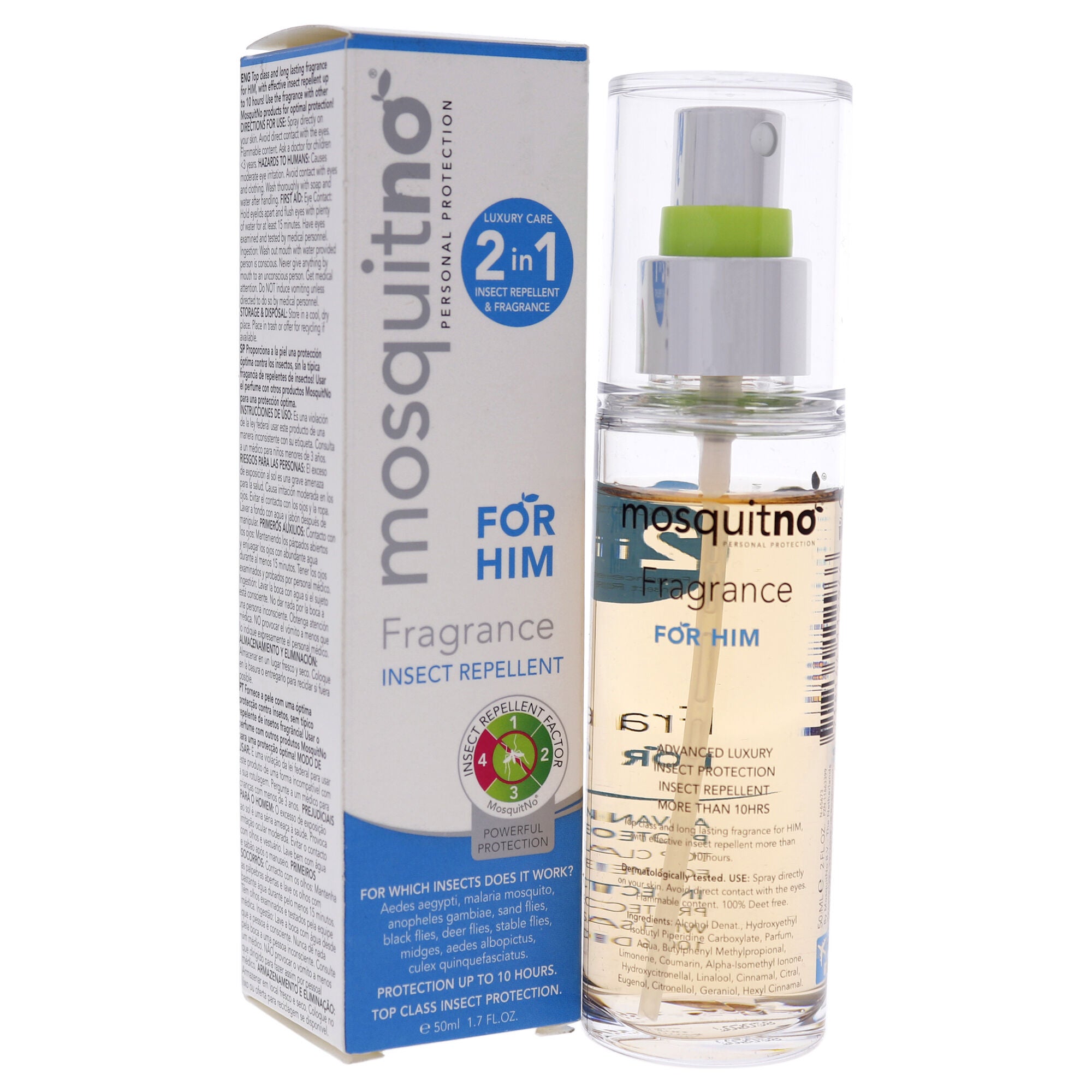 Mosquitno Fragrance For Him by Mosquitno for Men - 1.7 oz Body Spray, , alternate image number 6