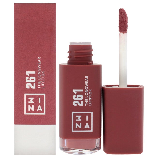 The Longwear Lipstick - 261 Dark Nude by 3INA for Women - 0.20 oz Lipstick, See Description, hi-res image number 0