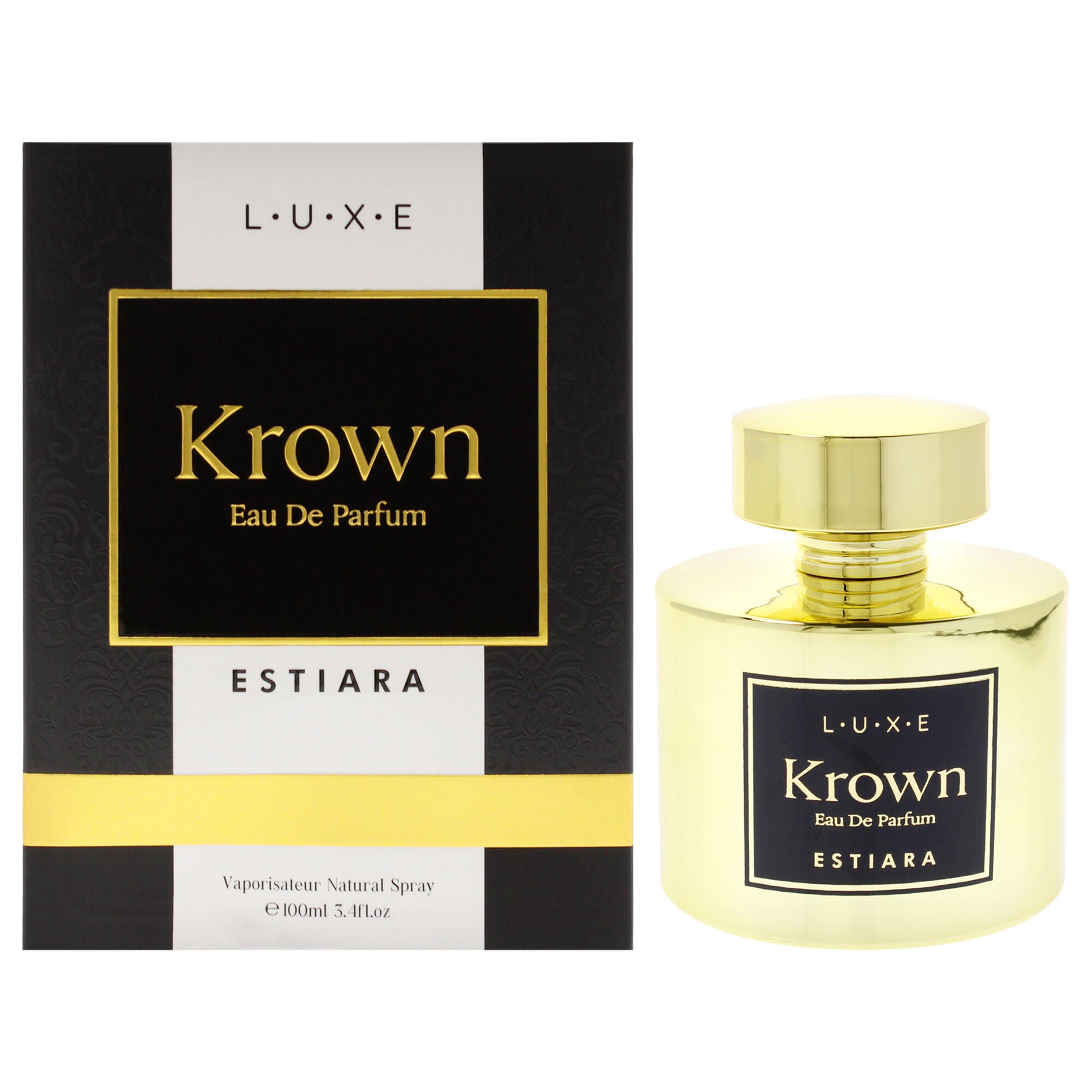 Luxe Krown by Estiara for Women - 3.4 oz EDP Spray, Clear, hi-res image number 0