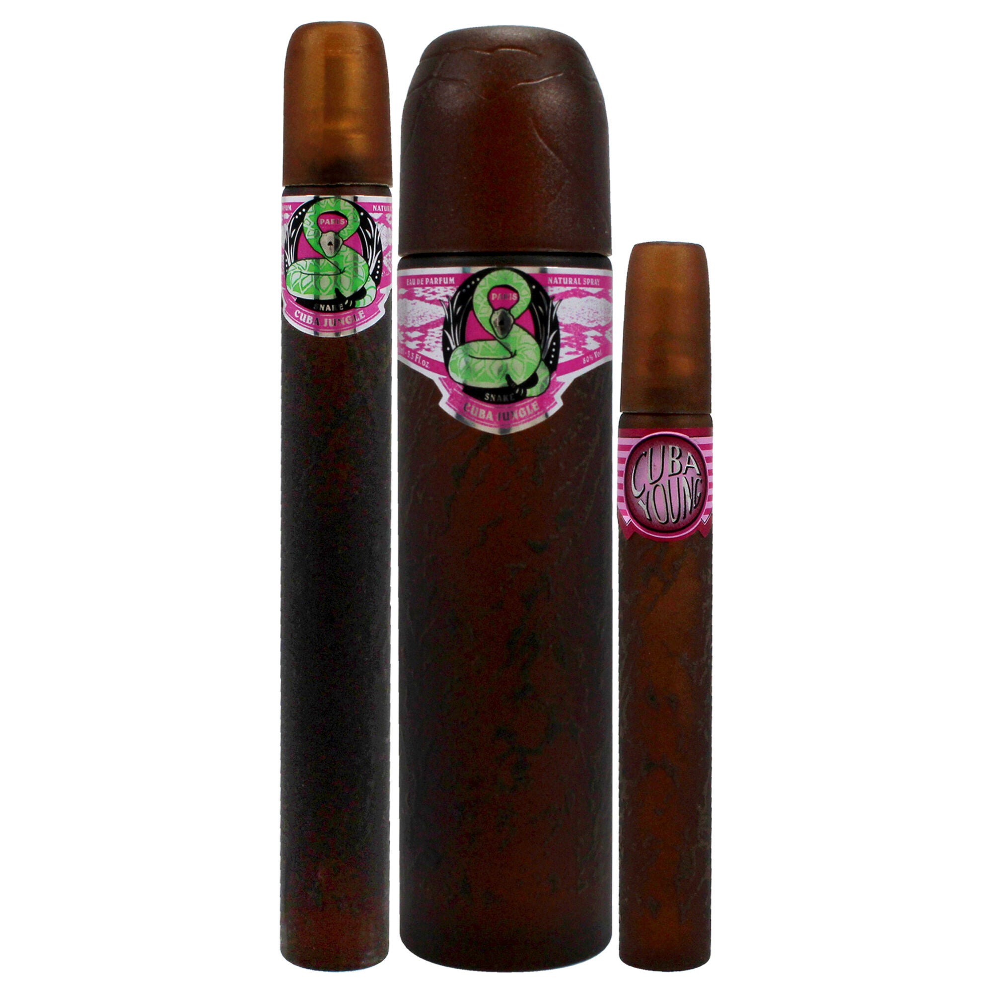 Cuba Jungle Snake by Cuba for Women - 3 Pc Gift Set 3.3oz EDP Spray, 1.17oz EDP Spray, 0.5oz EDP Spray, See Description, alternate image number 4