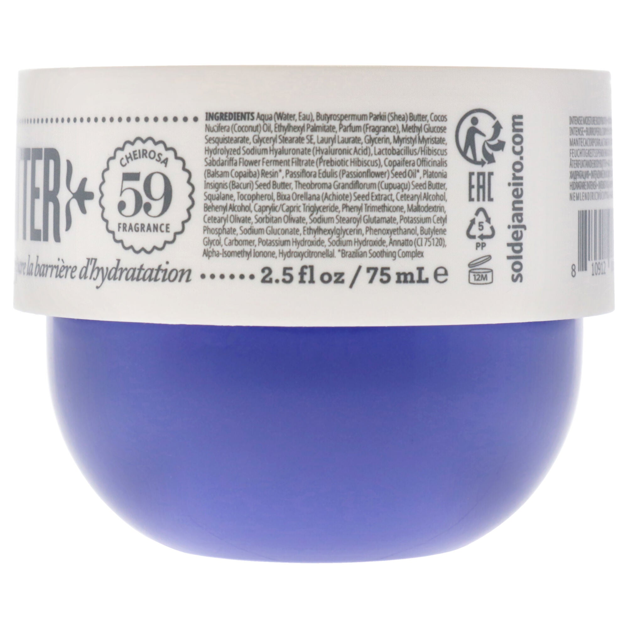 Delicia Drench Body Butter by Sol de Janeiro for Women - 2.5 oz Body Butter, , alternate image number 1