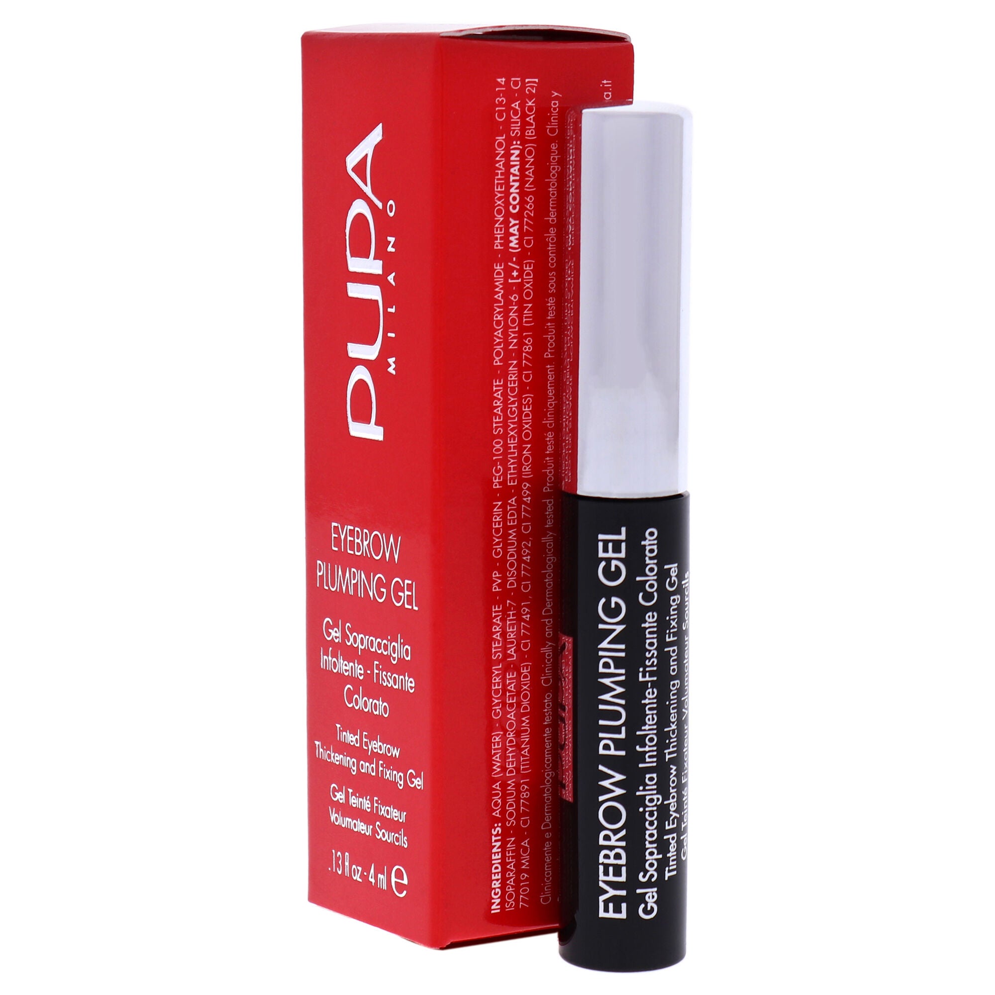 Eyebrow Plumping Gel - 003 Dark Brown by Pupa Milano for Women - 0.13 oz Eyebrow Gel, See Description, alternate image number 3