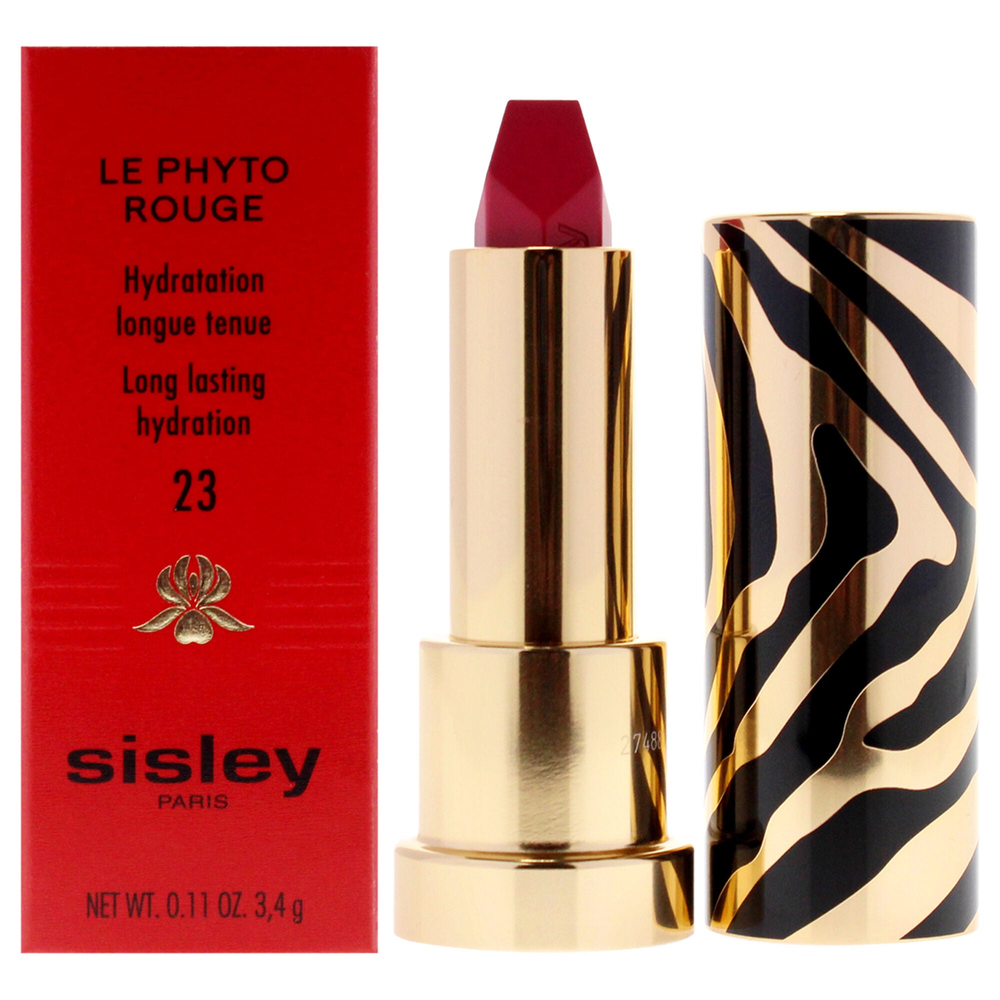 Le Phyto Rouge Lipstick - 23 Rose Delhi by Sisley for Women - 0.11 oz Lipstick, See Description, hi-res image number 0