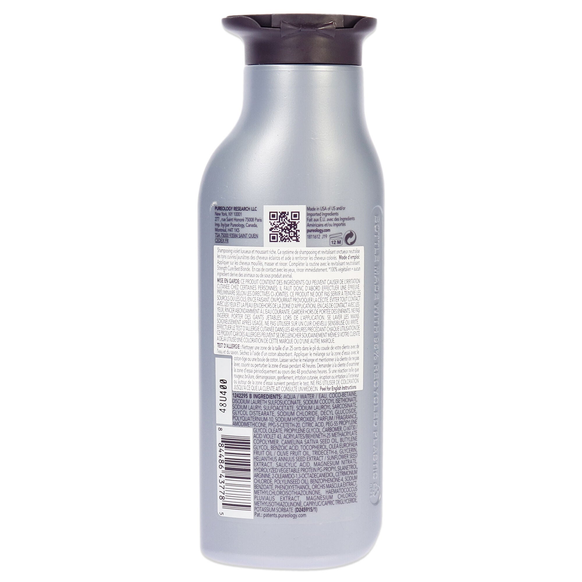 Strength Cure Blonde Shampoo by Pureology for Unisex - 9 oz Shampoo, , alternate image number 2