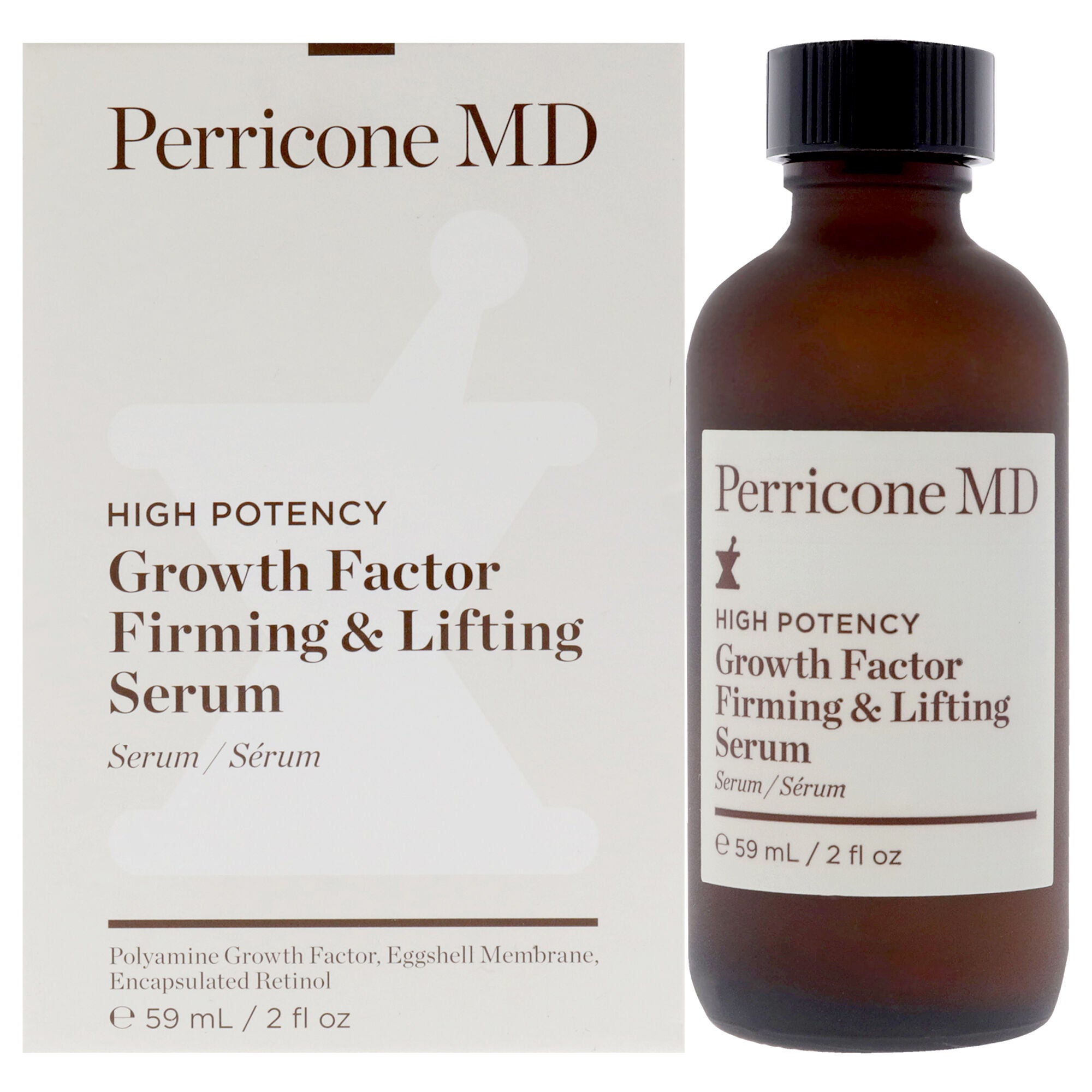High Potency Growth Factor Firming and Lifting Serum by Perricone MD for Unisex - 2 oz Serum, See Description, hi-res image number 0