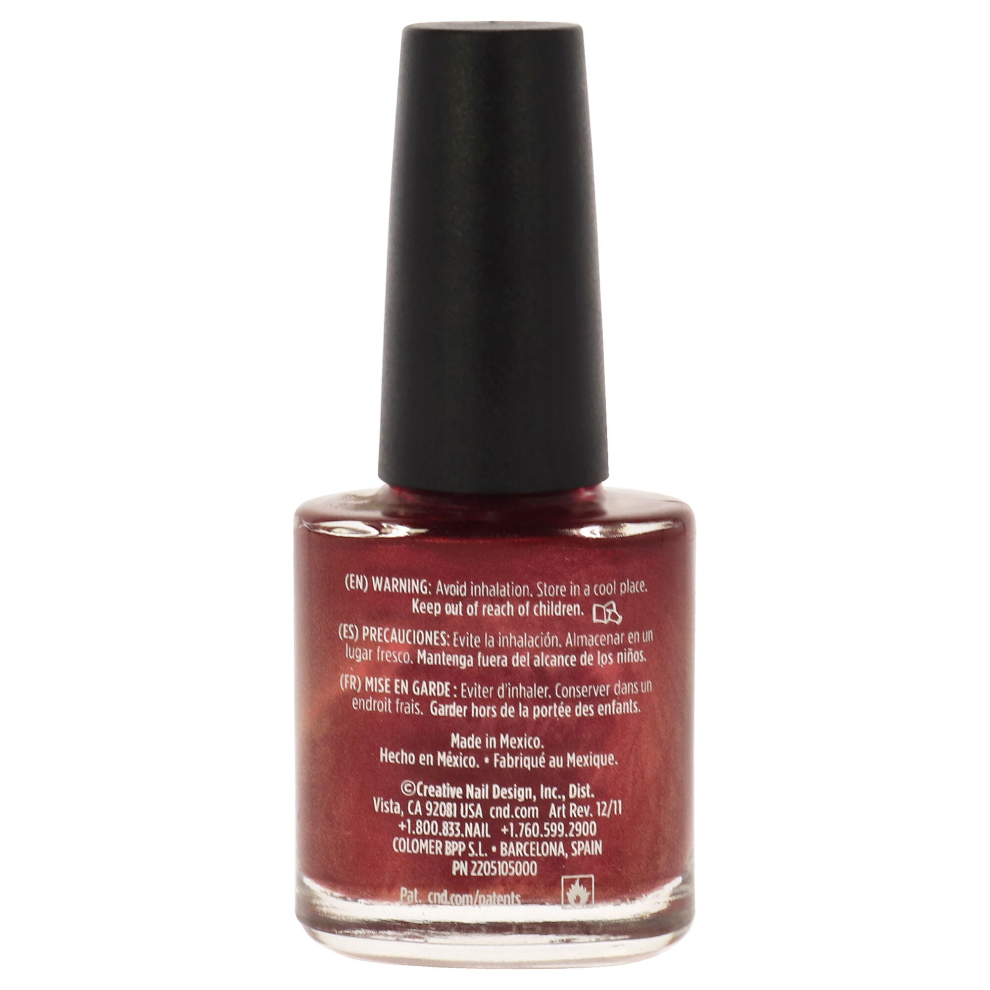 Vinylux Weekly Polish - 139 Red Baroness by CND for Women - 0.5 oz Nail Polish, , alternate image number 3