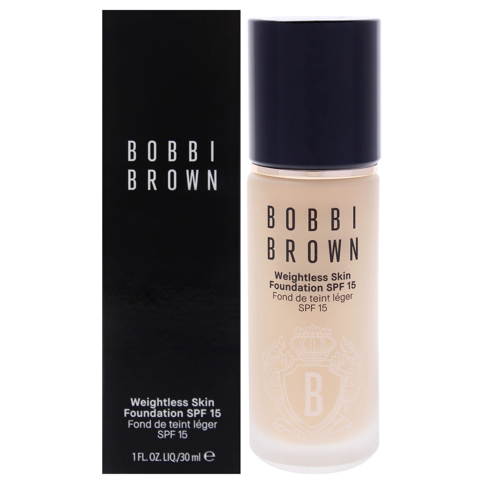 Weightless Skin Foundation SPF 15 - NW-022 Neutral Warm Ivory by Bobbi Brown for Women - 1 oz Foundation, Brown, hi-res image number 0