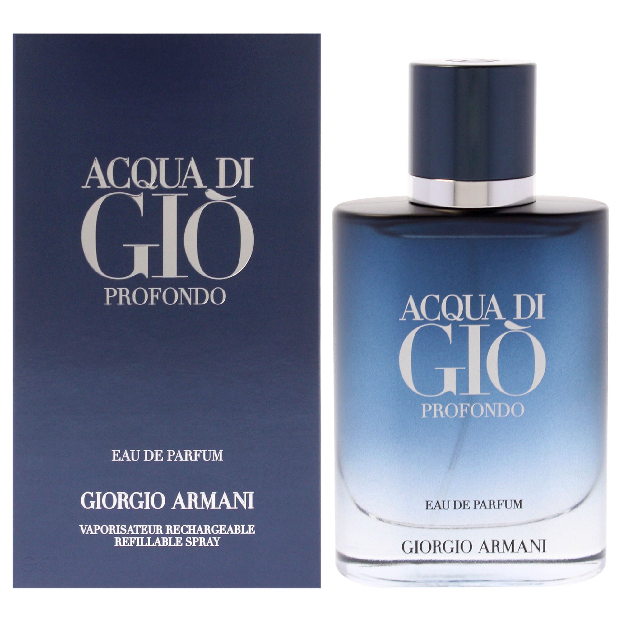 Acqua Di Gio Profondo by Giorgio Armani for Men - 1.6 oz EDP Spray, Clear, hi-res image number 0