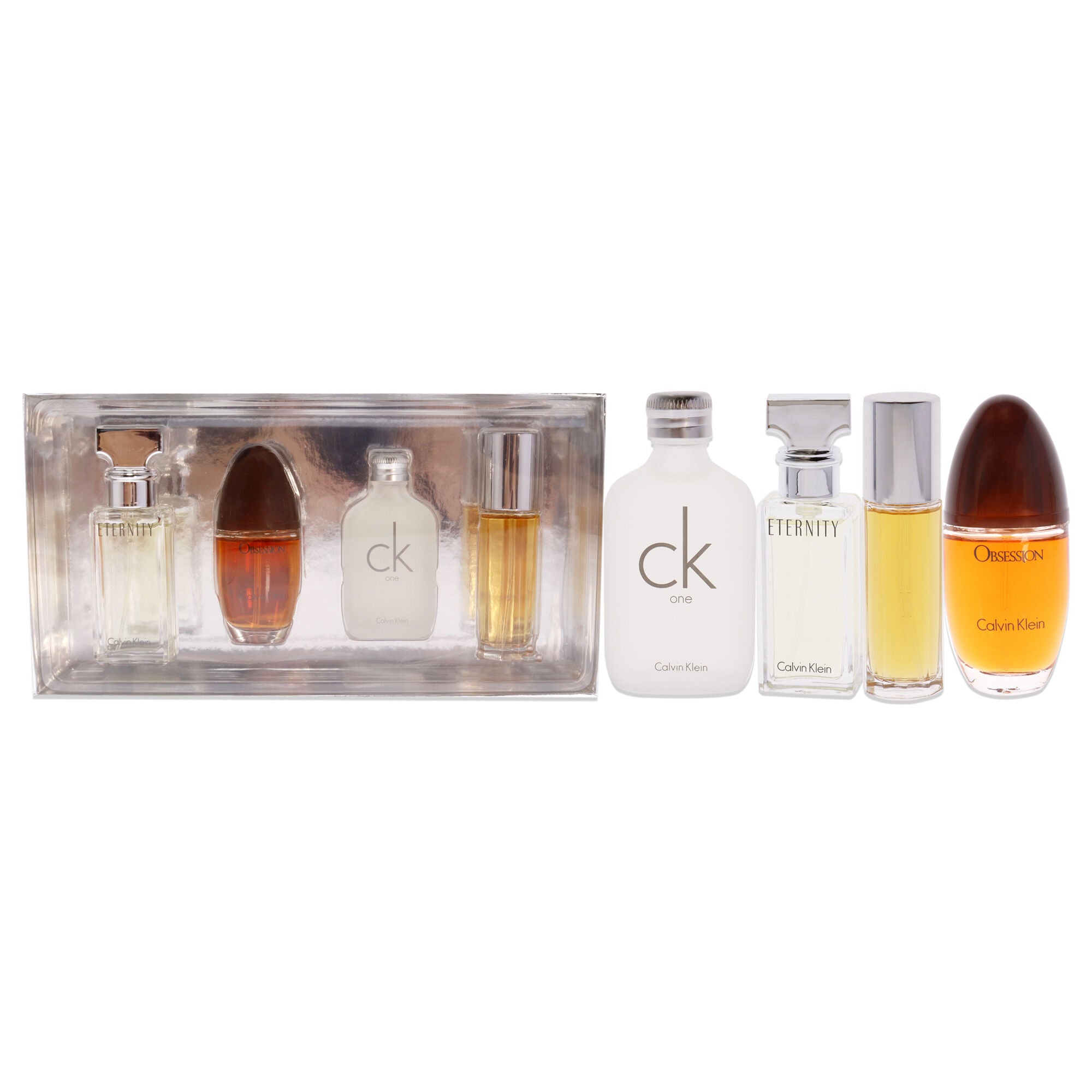 Calvin Klein Variety by Calvin Klein for Women - 4 Pc Mini Gift Set, See Description, hi-res image number 0