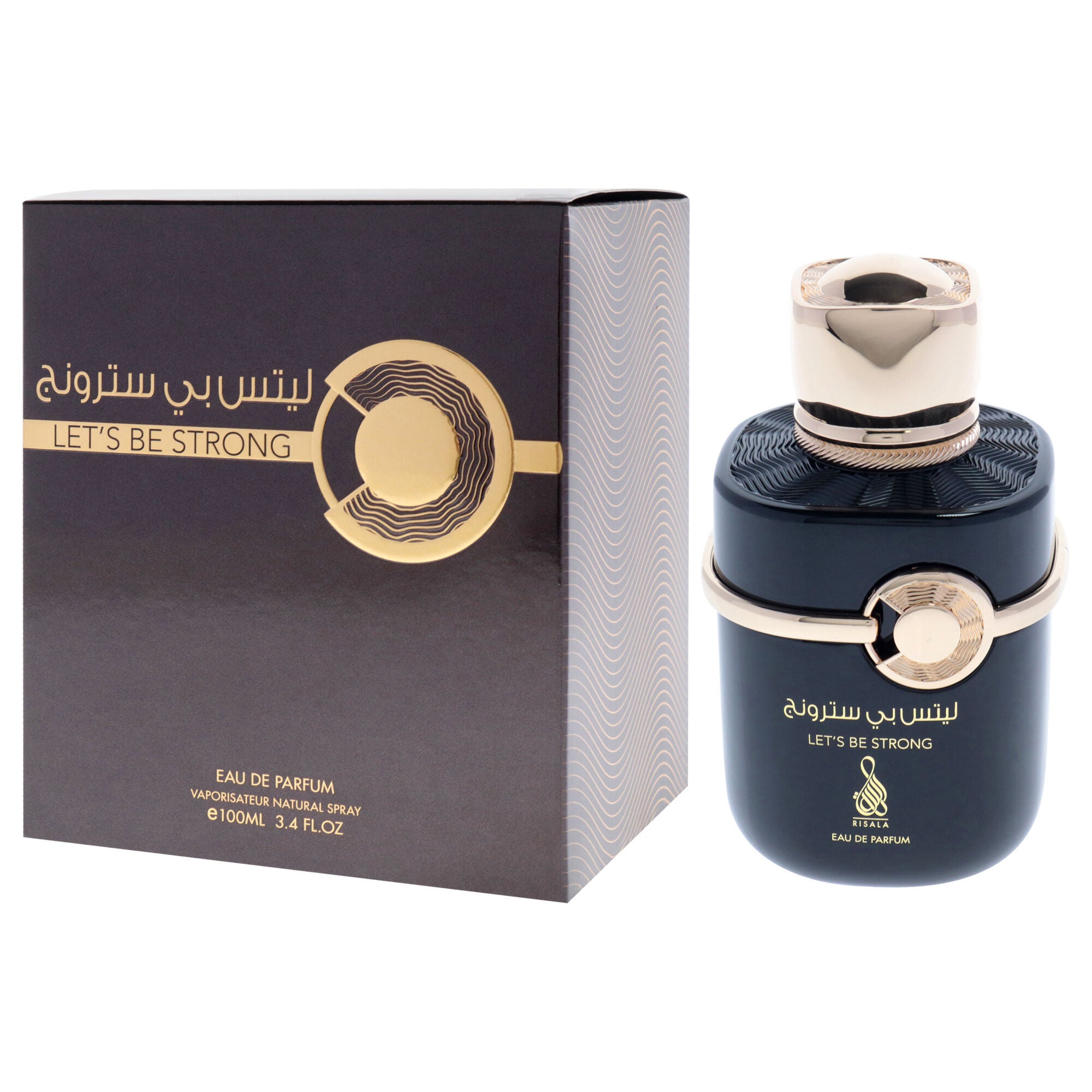 Lets Be Strong by Risala for Men - 3.4 oz EDP Spray, Clear, alternate image number 3