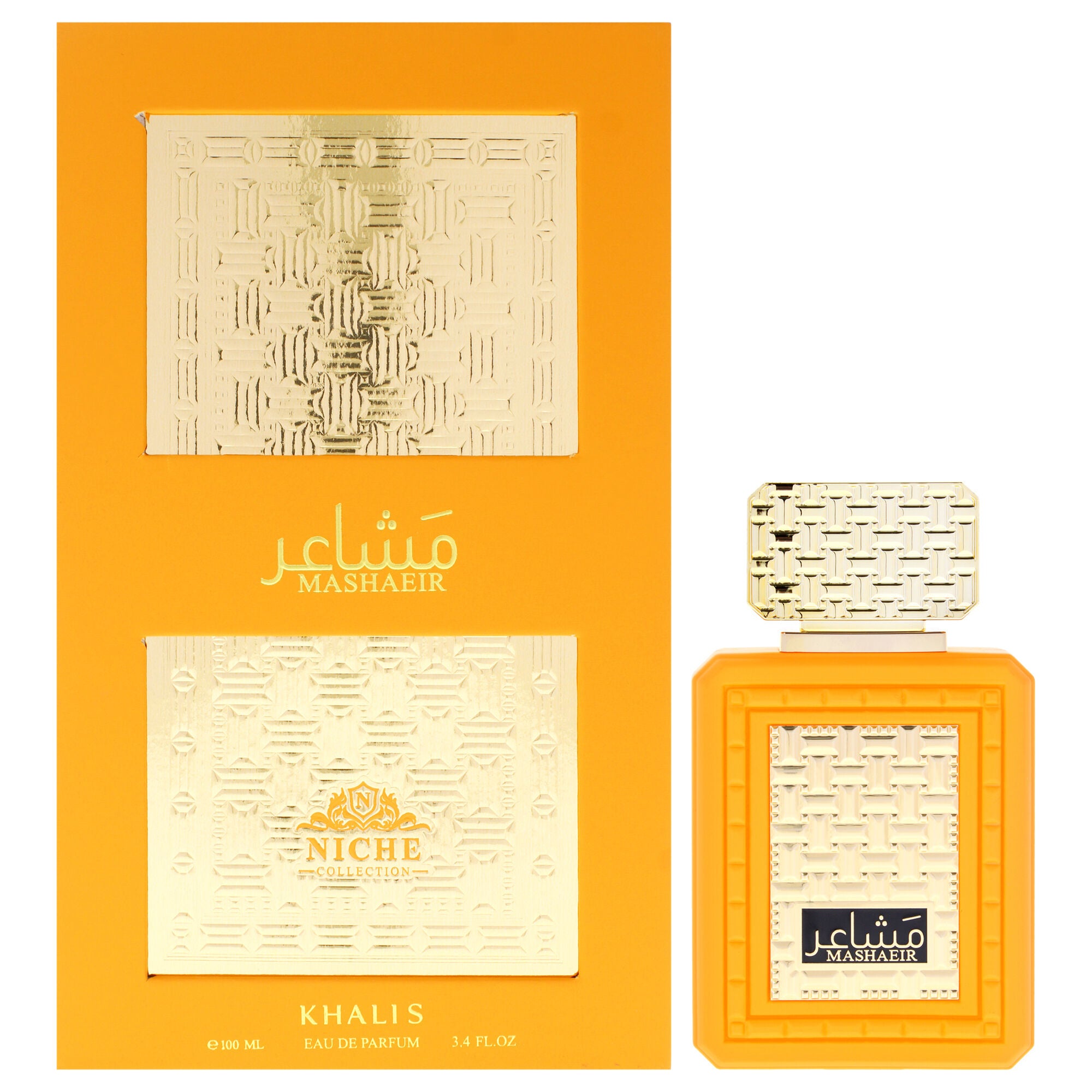 Niche Collection - Mashaeir by Khalis for Women - 3.4 oz EDP Spray, Clear, hi-res image number 0
