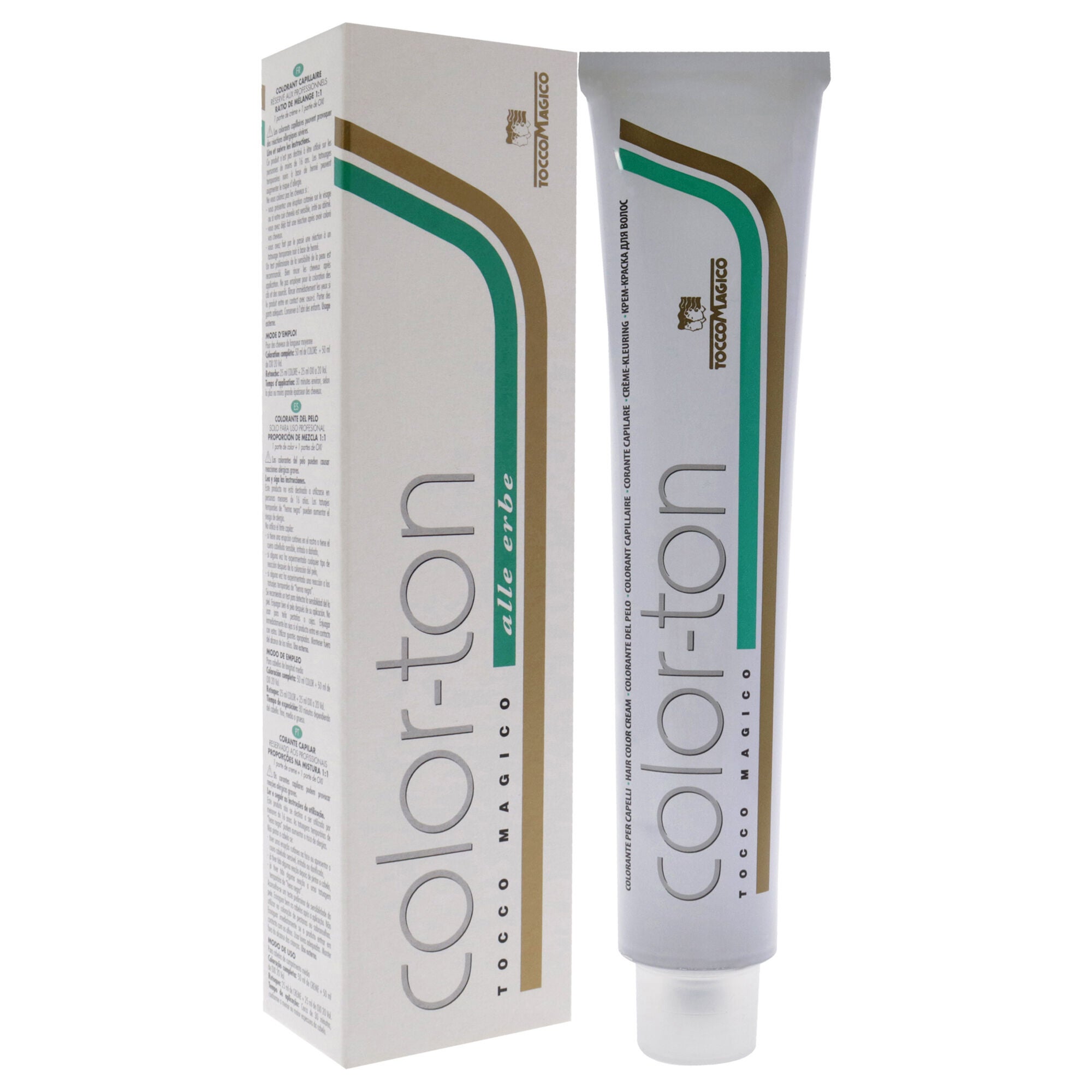 Color-Ton Permanent Hair Color - 7MH-7.23 Taffy Blond by Tocco Magico for Unisex - 3.38 oz Hair Color, See Description, alternate image number 1