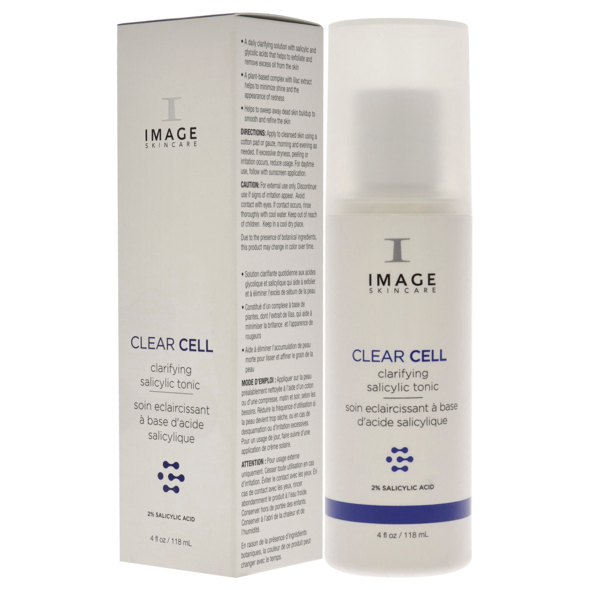 Clear Cell Salicylic Clarifying Tonic by Image for Unisex - 4 oz Tonic, See Description, alternate image number 3