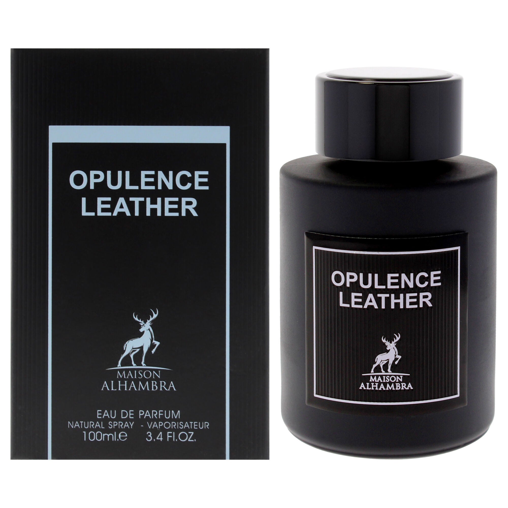 Opulence Leather by Maison Alhambra for Men - 3.4 oz EDP Spray, See Description, hi-res image number 0