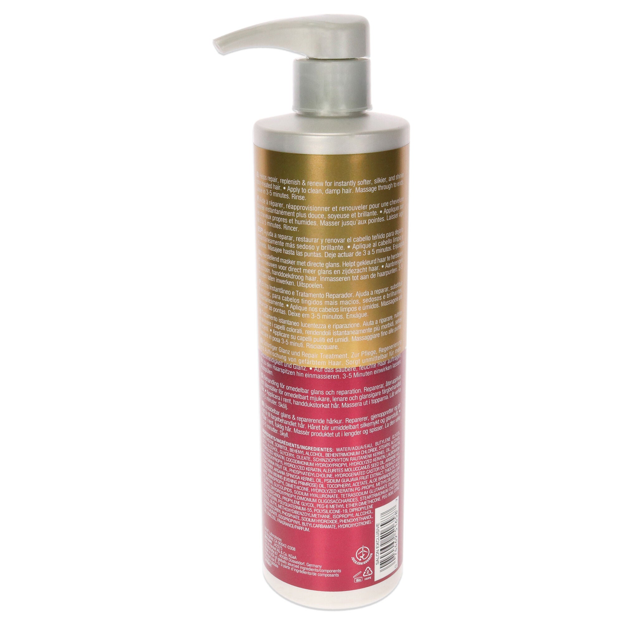 K-Pak Color Therapy Luster Lock by Joico for Unisex - 16.9 oz Treatment, , alternate image number 4