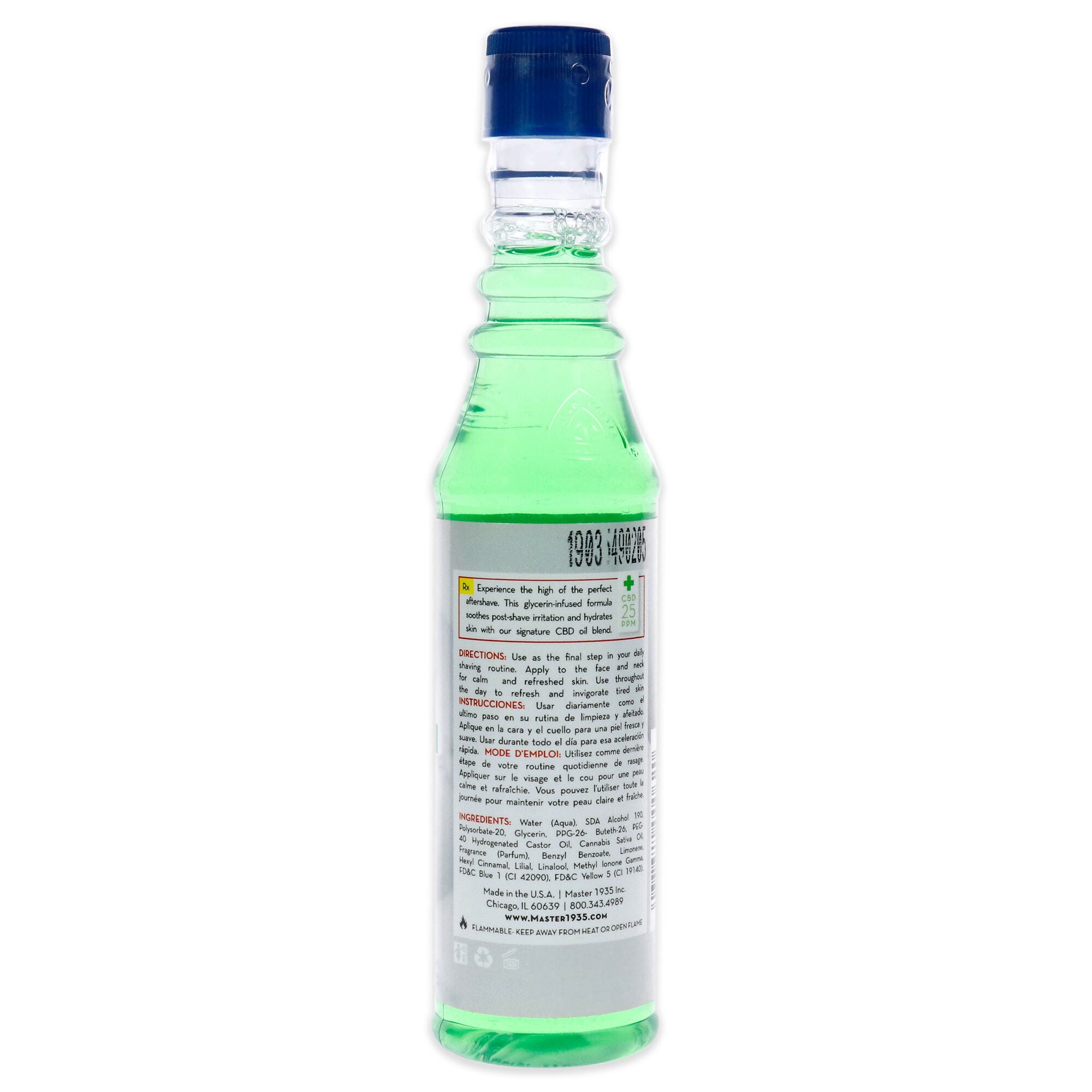 Cannabis Sativa After Shave Lotion by Master Well Comb for Men - 3 oz After Shave Lotion, See Description, alternate image number 1