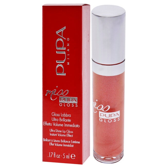 Miss Pupa Gloss Ultra-Shine Lip Gloss - 200 Juicy Glaze by Pupa Milano for Women - 0.17 oz Lip Gloss, See Description, alternate image number 2