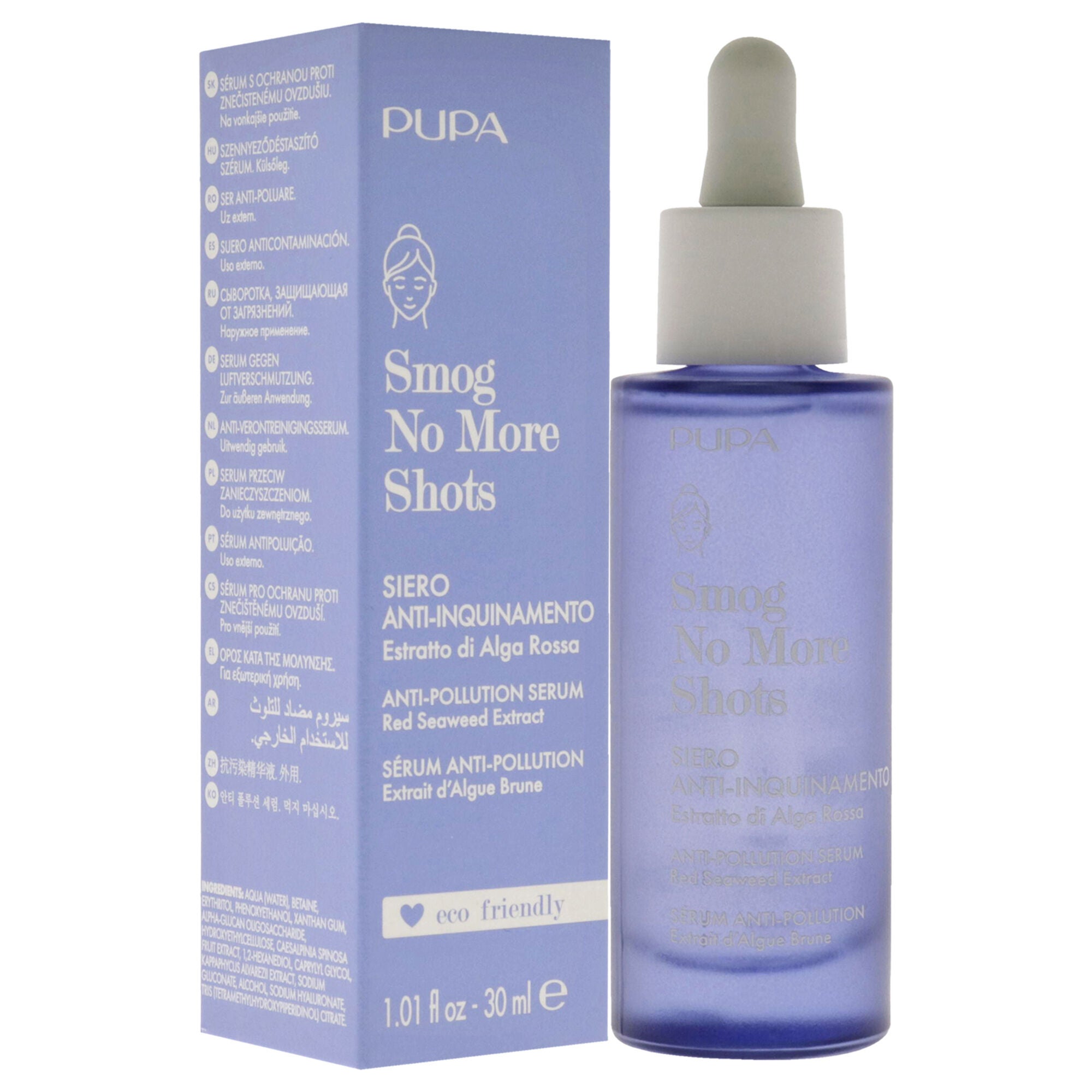Smog No More Shots Anti-Pollution Serum by Pupa Milano for Women - 1.01 oz Serum, See Description, alternate image number 2