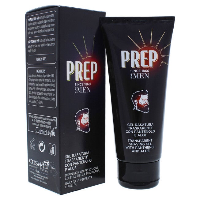 Transparent Shaving Gel with Panthenol and Aloe by Prep for Men - 3.4 oz Shaving Gel, , alternate image number 5