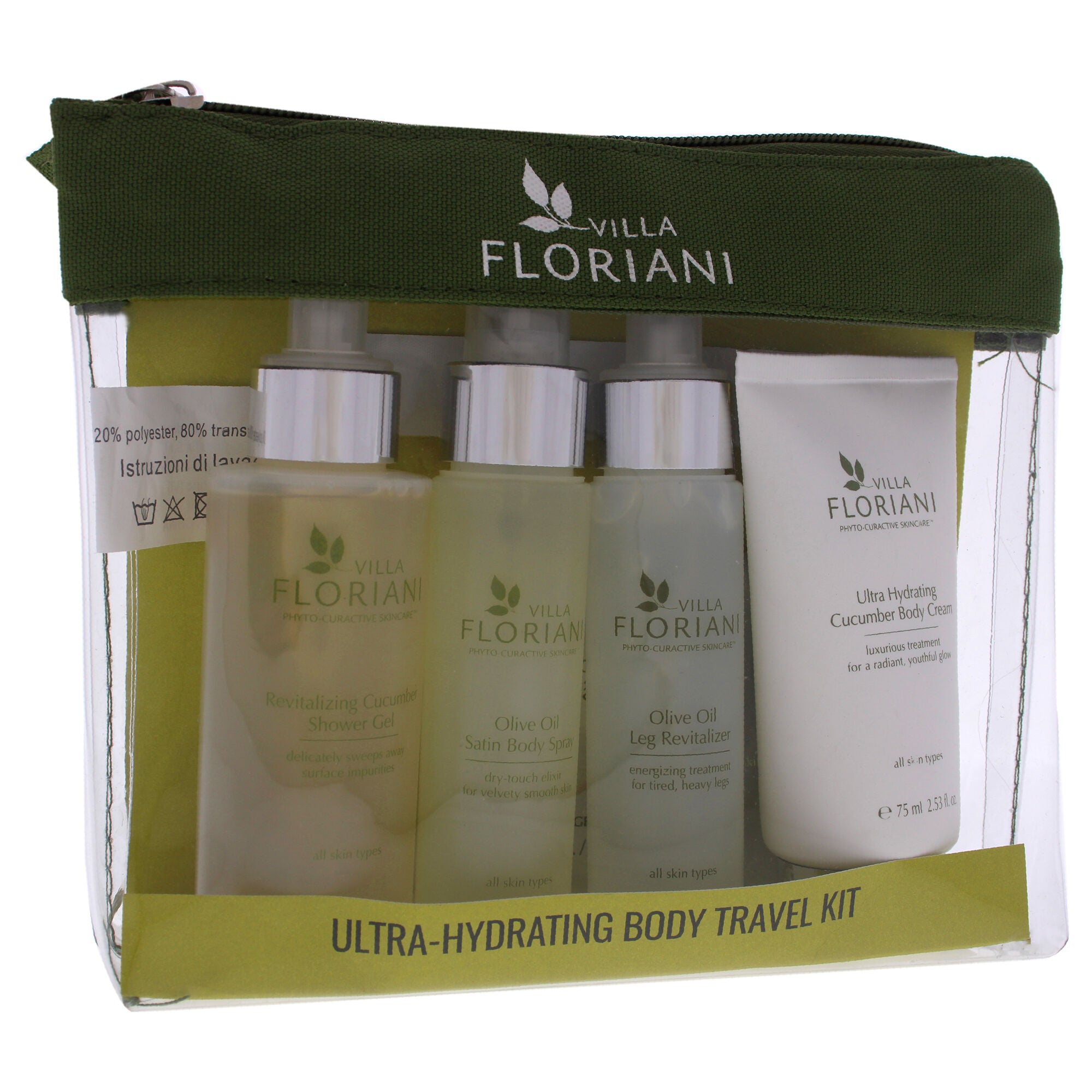 Ultra-Hydrating Body Travel Kit by Villa Floriani for Unisex - 5 Pc Gift Set, , alternate image number 5