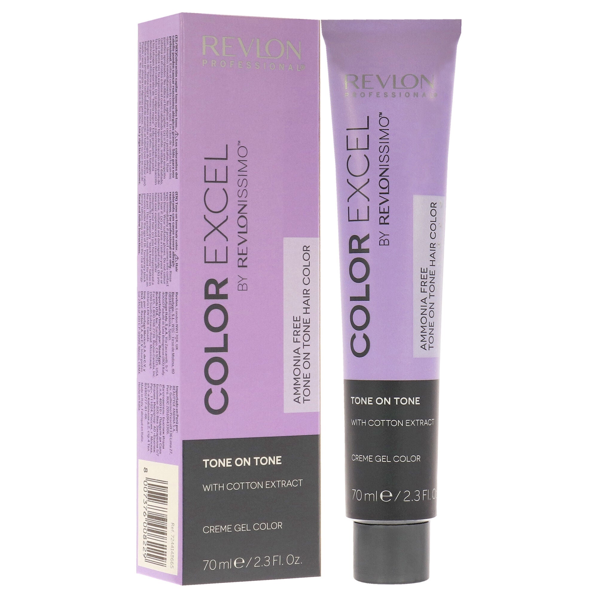 Revlonissimo Color Excel - 6.65 Dark Red Mahogany Blonde by Revlon for Unisex - 2.3 oz Hair Color, See Description, alternate image number 1