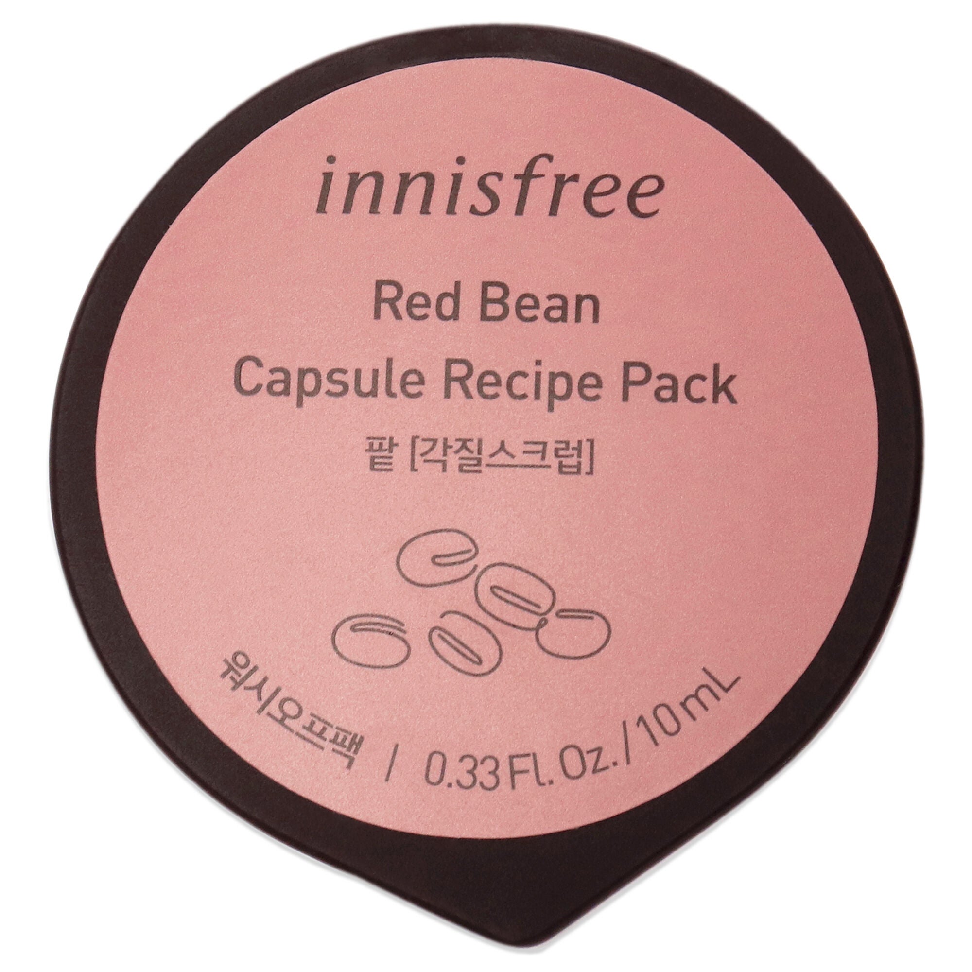 Capsule Recipe Pack Mask - Red Bean by Innisfree for Unisex - 0.33 oz Mask, See Description, hi-res image number 0