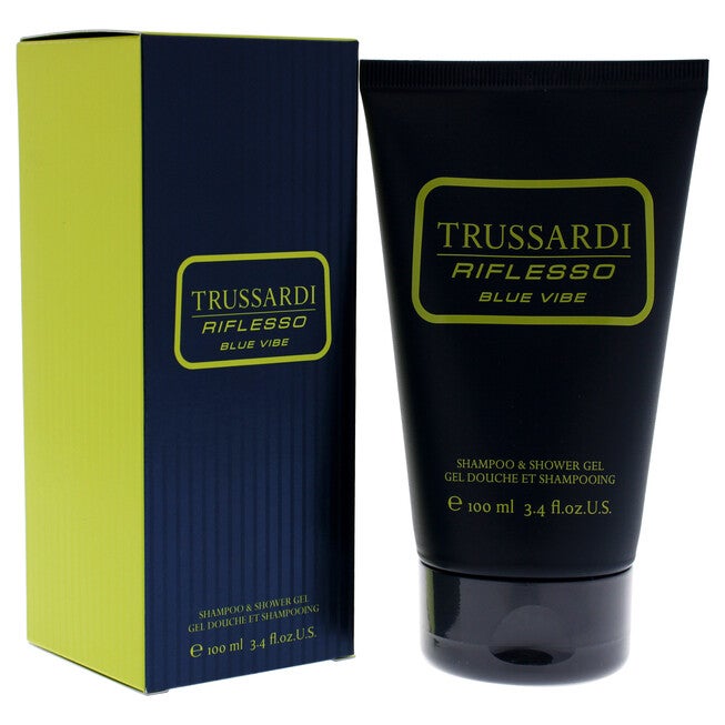 Riflesso Blue Vibe by Trussardi for Men - 3.4 oz Shampoo and Shower Gel, See Description, alternate image number 2