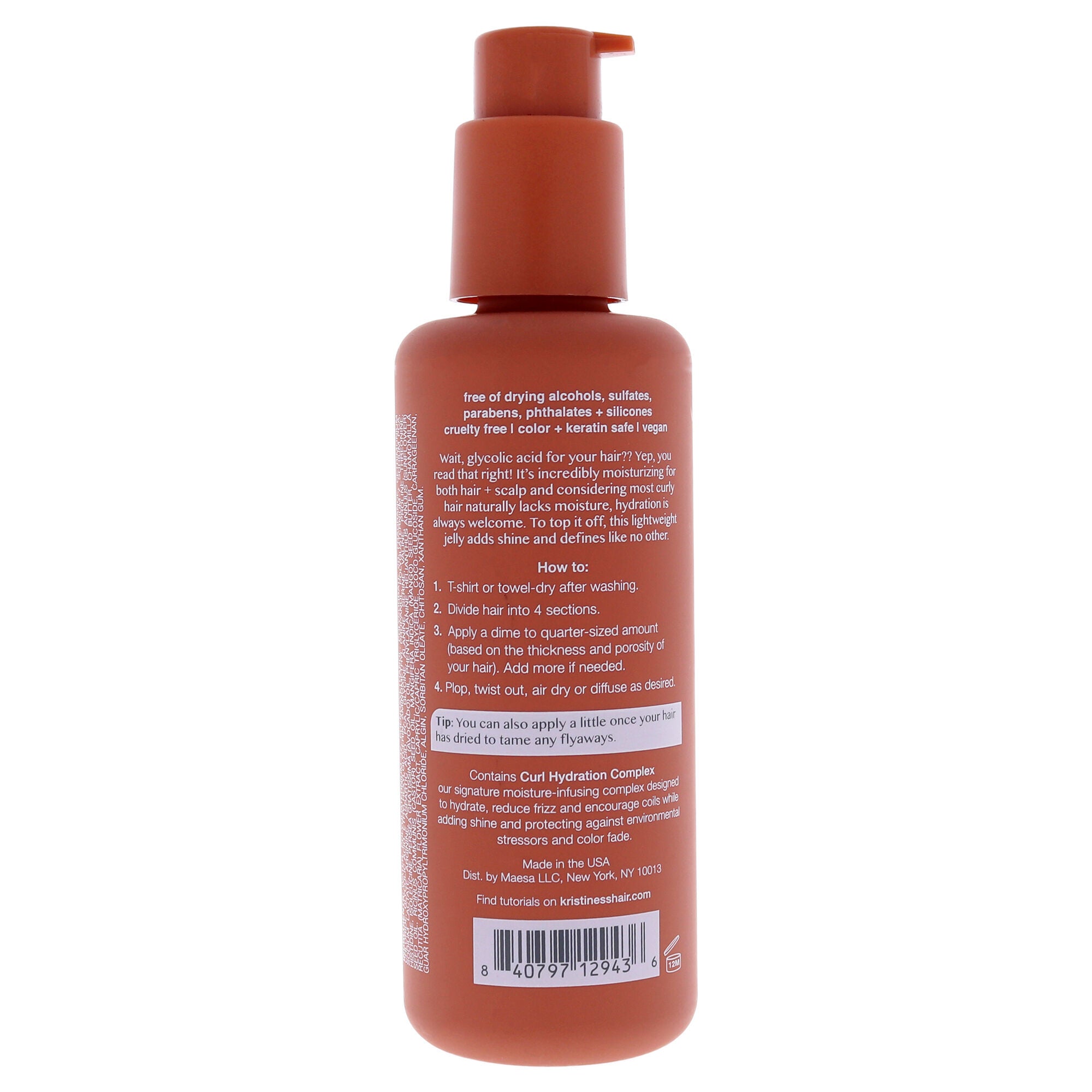Weightless Shine Curl Defining Jelly by Kristin Ess for Unisex - 6.7 oz Gel, , alternate image number 3