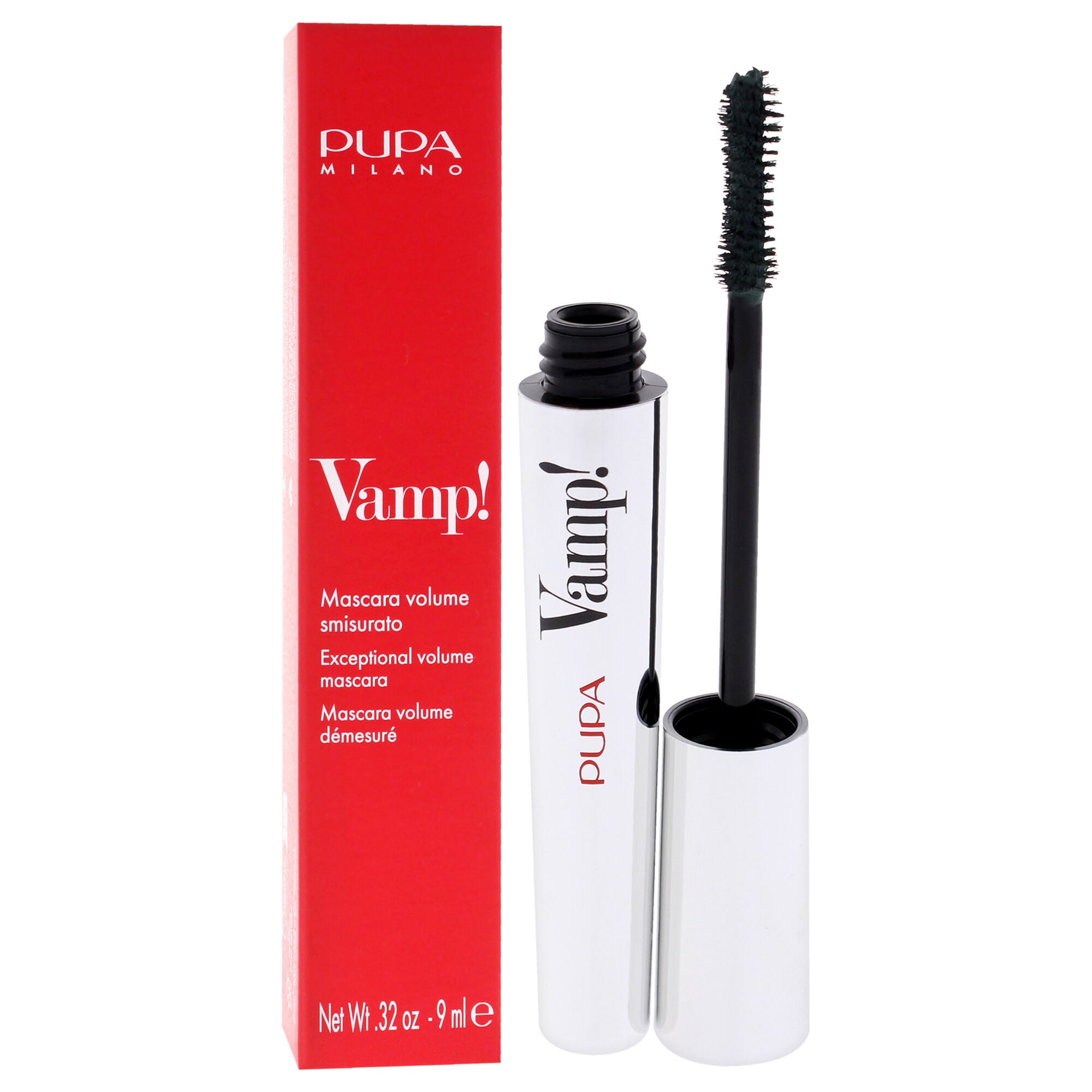 Vamp! Mascara - 504 Military Green by Pupa Milano for Women - 0.32 oz Mascara, See Description, alternate image number 1
