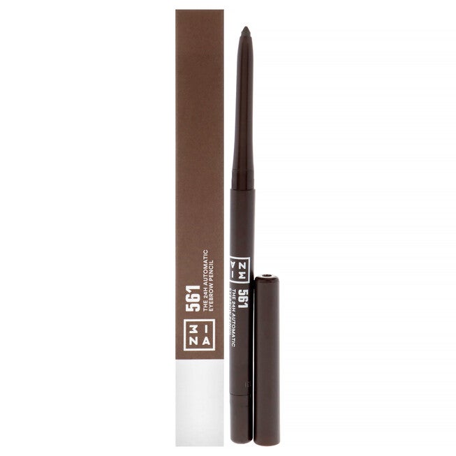 The 24H Automatic Eyebrow Pencil - 561 Cold Brown by 3INA for Women - 0.011 oz Eyebrow Pencil, See Description, hi-res image number 0