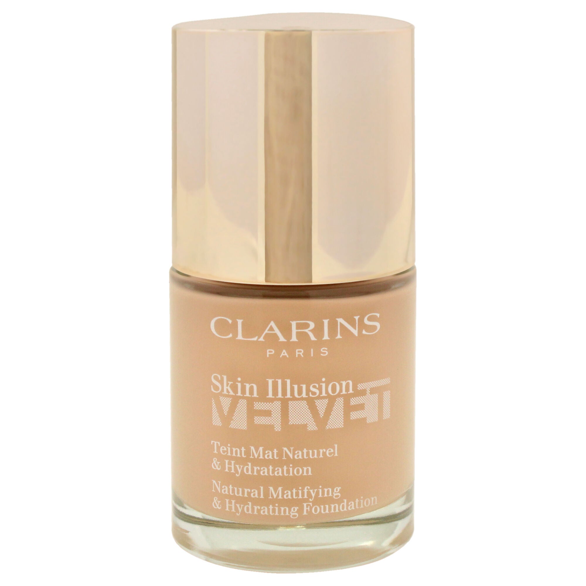 Skin Illusion Velvet Foundation - 106N Vanilla by Clarins for Women - 1 oz Foundation, See Description, alternate image number 4