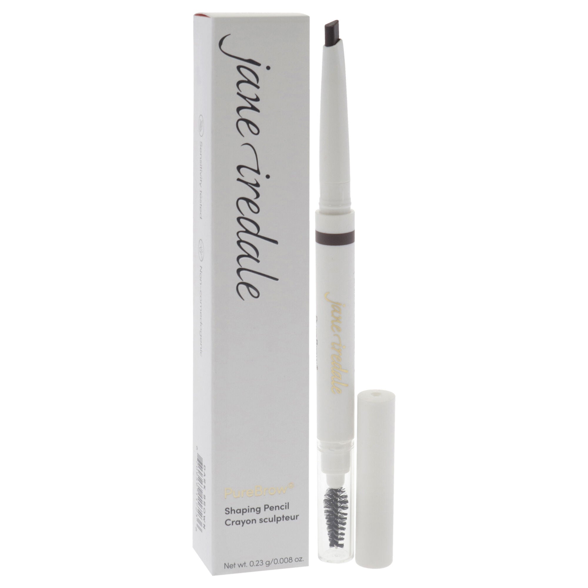 PureBrow Shaping Pencil - Dark Brown by Jane Iredale for Women - 0.008 oz Eyebrow, See Description, alternate image number 2