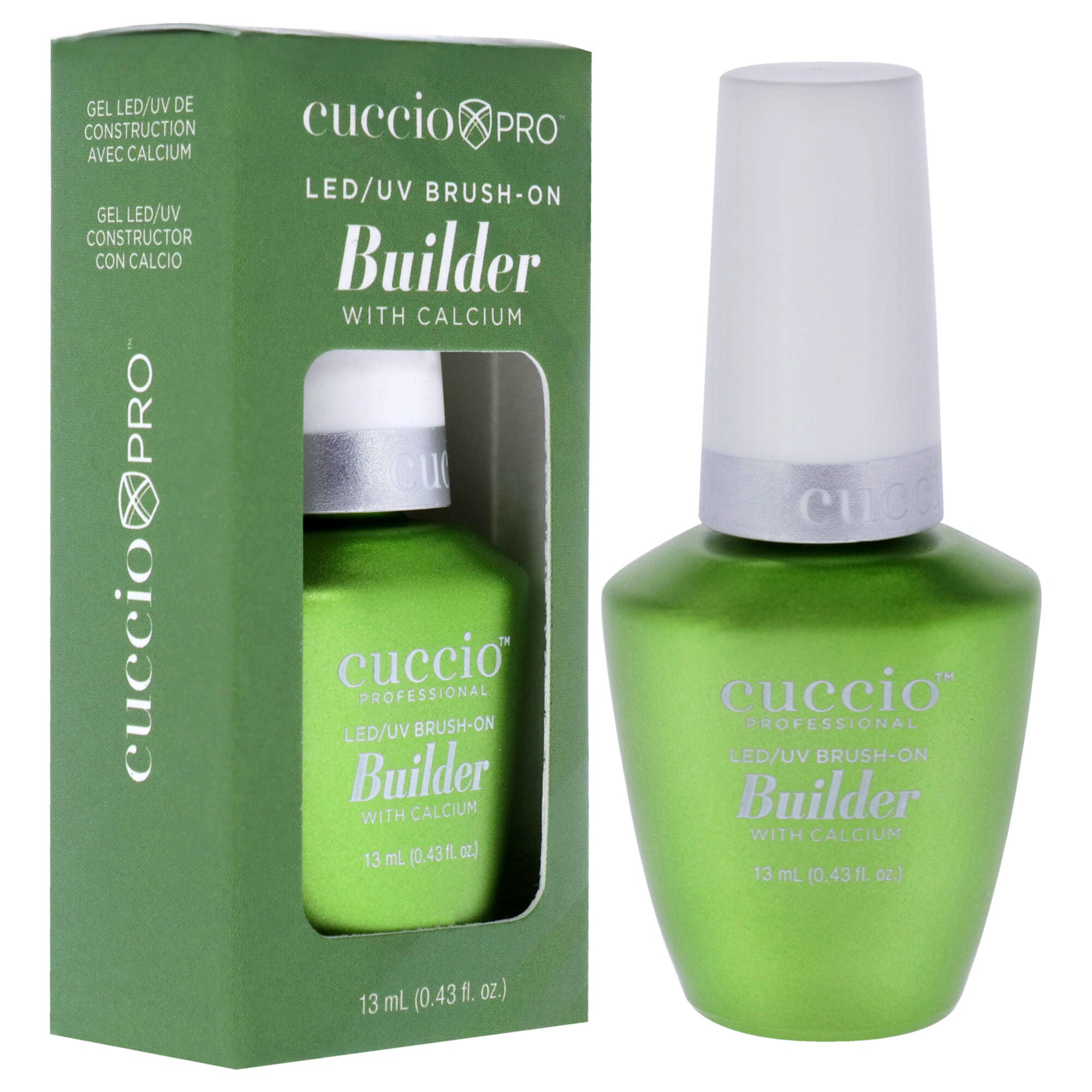 LED-UV Brush-On Builder Gel with Calcium by Cuccio Pro for Women - 0.43 oz Nail Polish - Pack of 2, , alternate image number 6