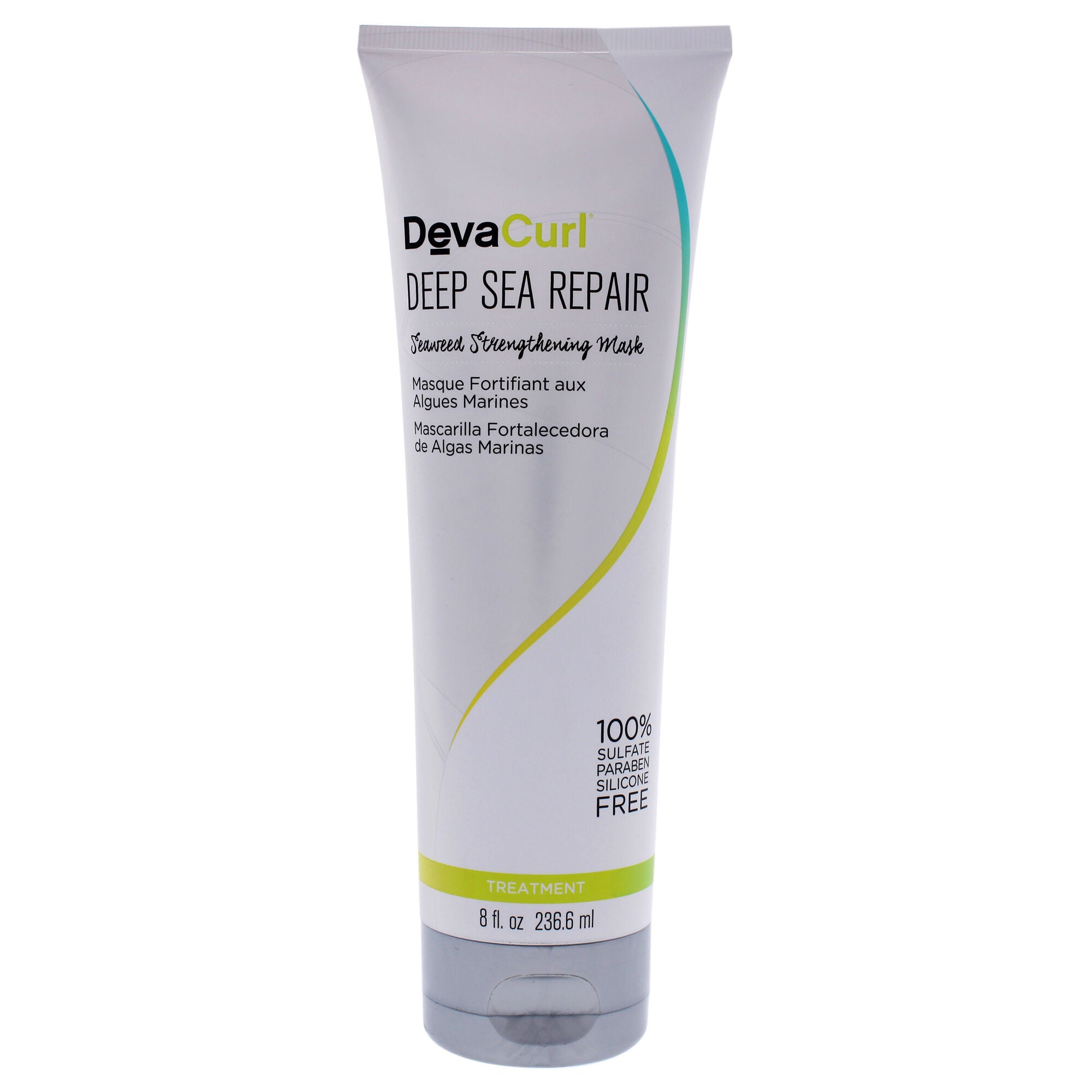 Deep Sea Repair Seaweed Strengthening Mask by DevaCurl for Unisex - 8 oz Mask, See Description, hi-res image number 0