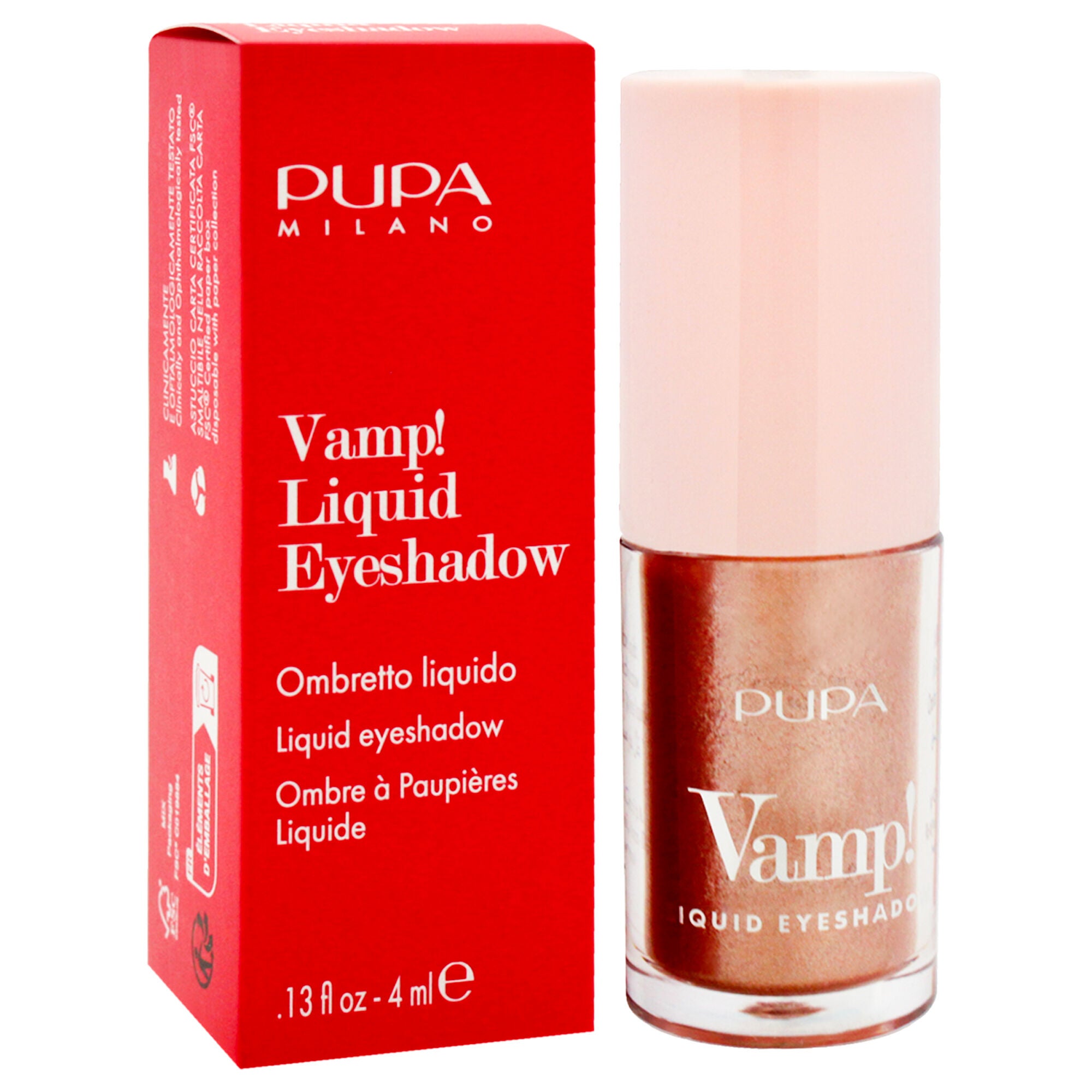 Vamp! Liquid Eyeshadow - 005 Champagne by Pupa Milano for Women - 0.13 oz Eye Shadow, See Description, alternate image number 2