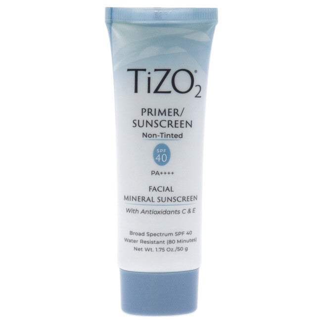 Tizo2 Facial Primer Non-tinted SPF 40 by Tizo for Unisex - 1.75 oz Sunscreen, NA, alternate image number null