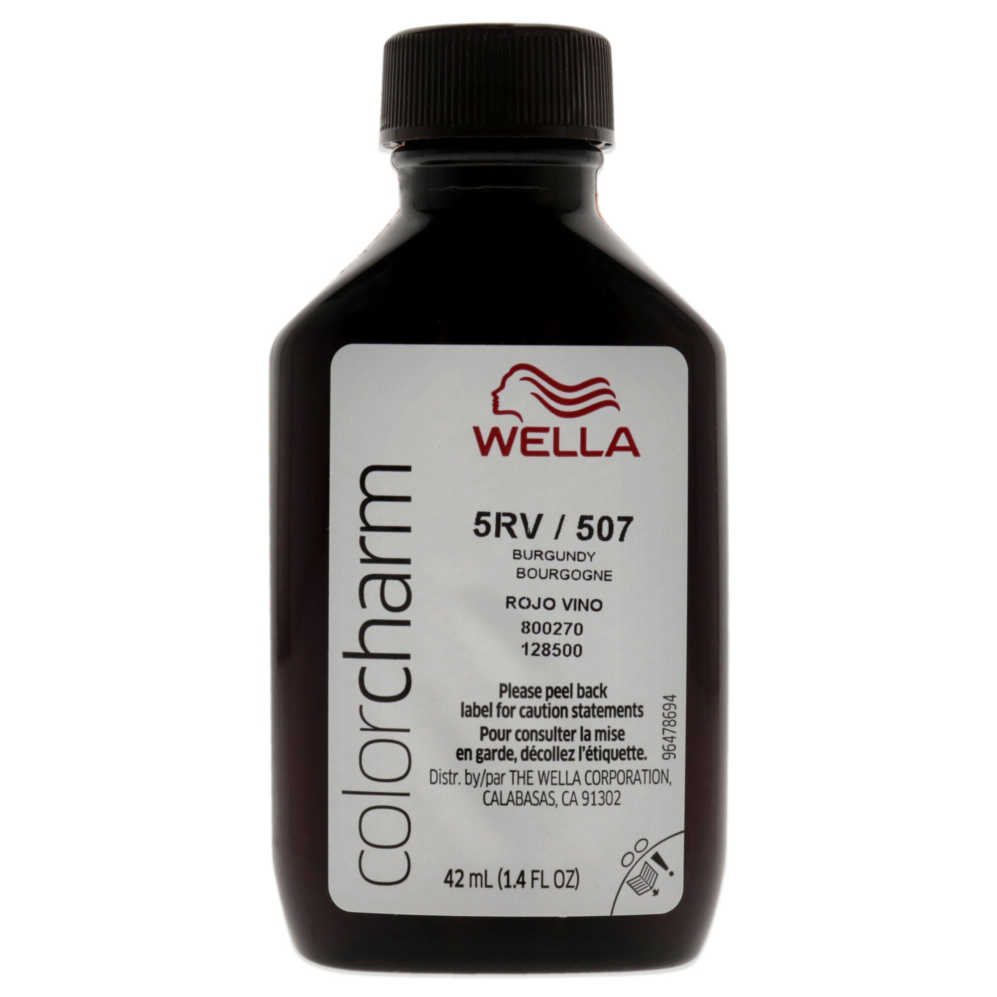 Color Charm Permanent Liquid Haircolor - 507 5RV Burgundy by Wella for Unisex - 1.4 oz Hair Color, , alternate image number 5