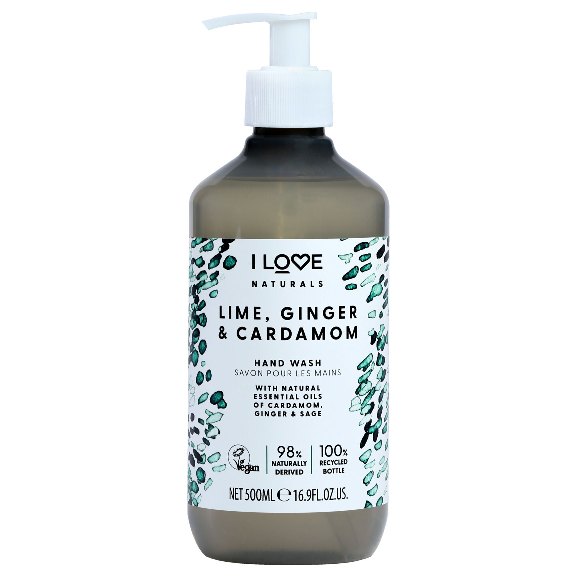 Naturals Hand and Body Lotion - Lime-Ginger and Cardamon by I Love Cosmetics for Women - 16.9 oz Body Lotion, See Description, hi-res image number 0