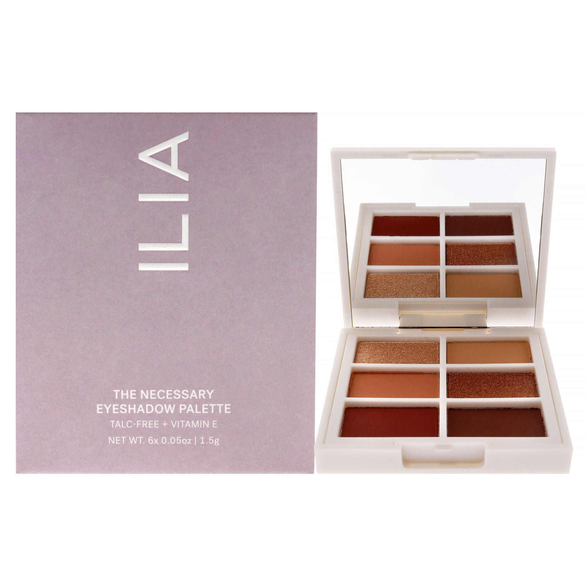 The Necessary Eyeshadow Palette - Warm Nude by ILIA Beauty for Women - 0.3 oz Eye Shadow, See Description, hi-res image number 0