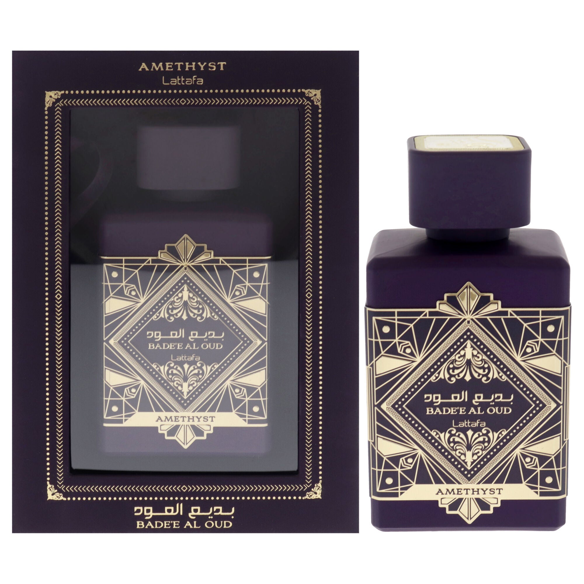 Badee Al Oud Amethyst by Lattafa for Women - 3.4 oz EDP Spray, See Description, hi-res image number 0