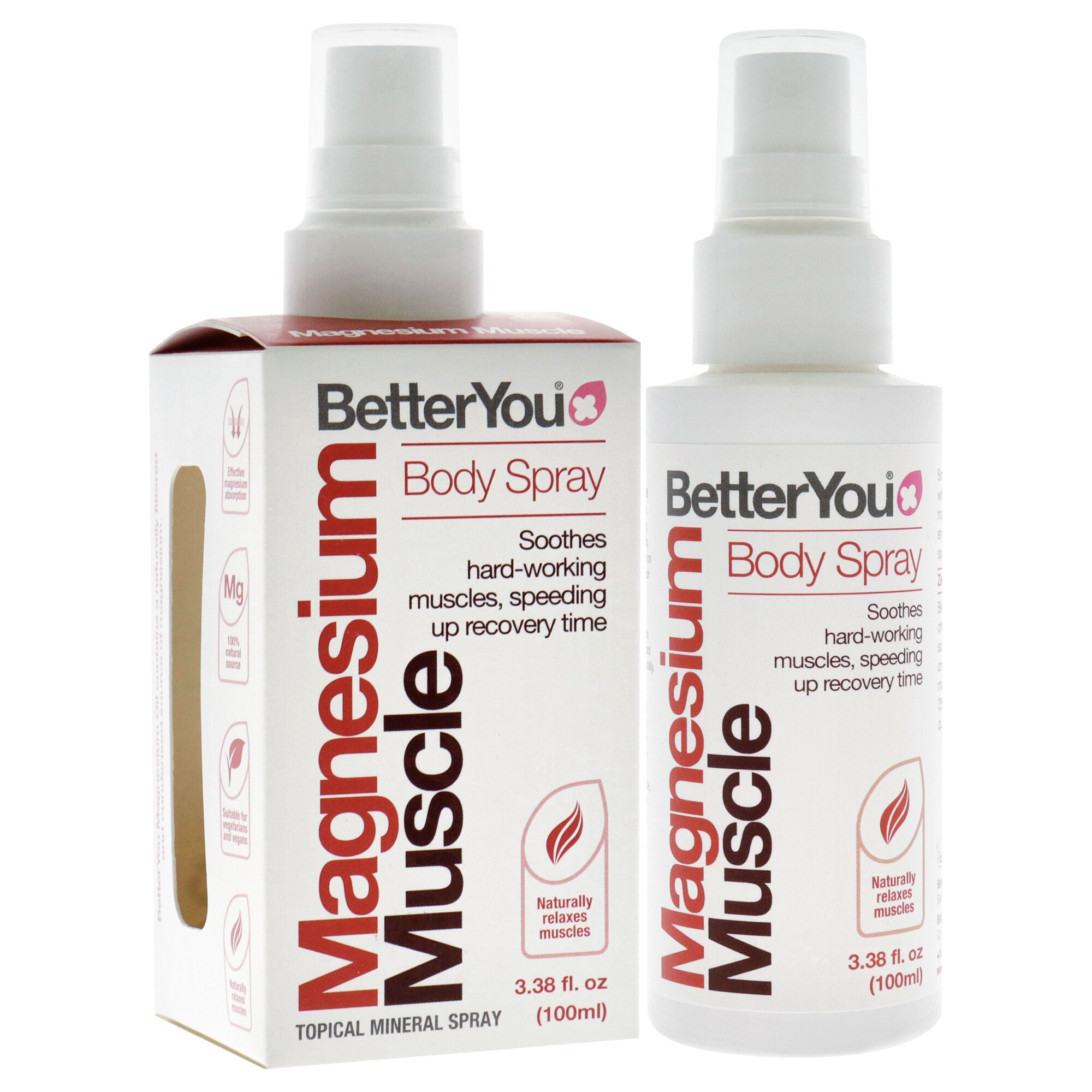 Magnesium Muscle Body Spray by BetterYou for Unisex - 3.38 oz Body Spray, , alternate image number 6