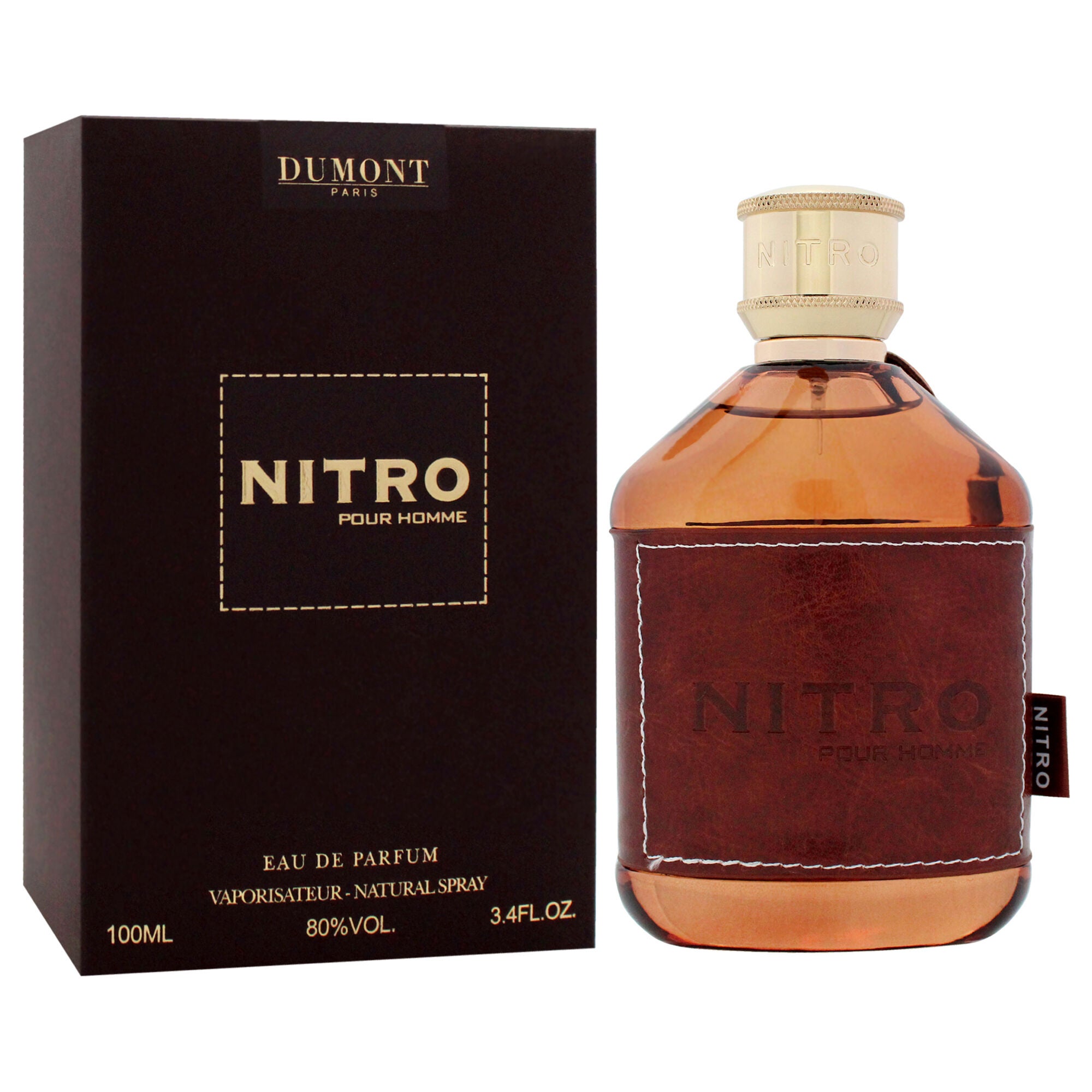 Nitro by Dumont for Men - 3.4 oz EDP Spray, Clear, alternate image number 2