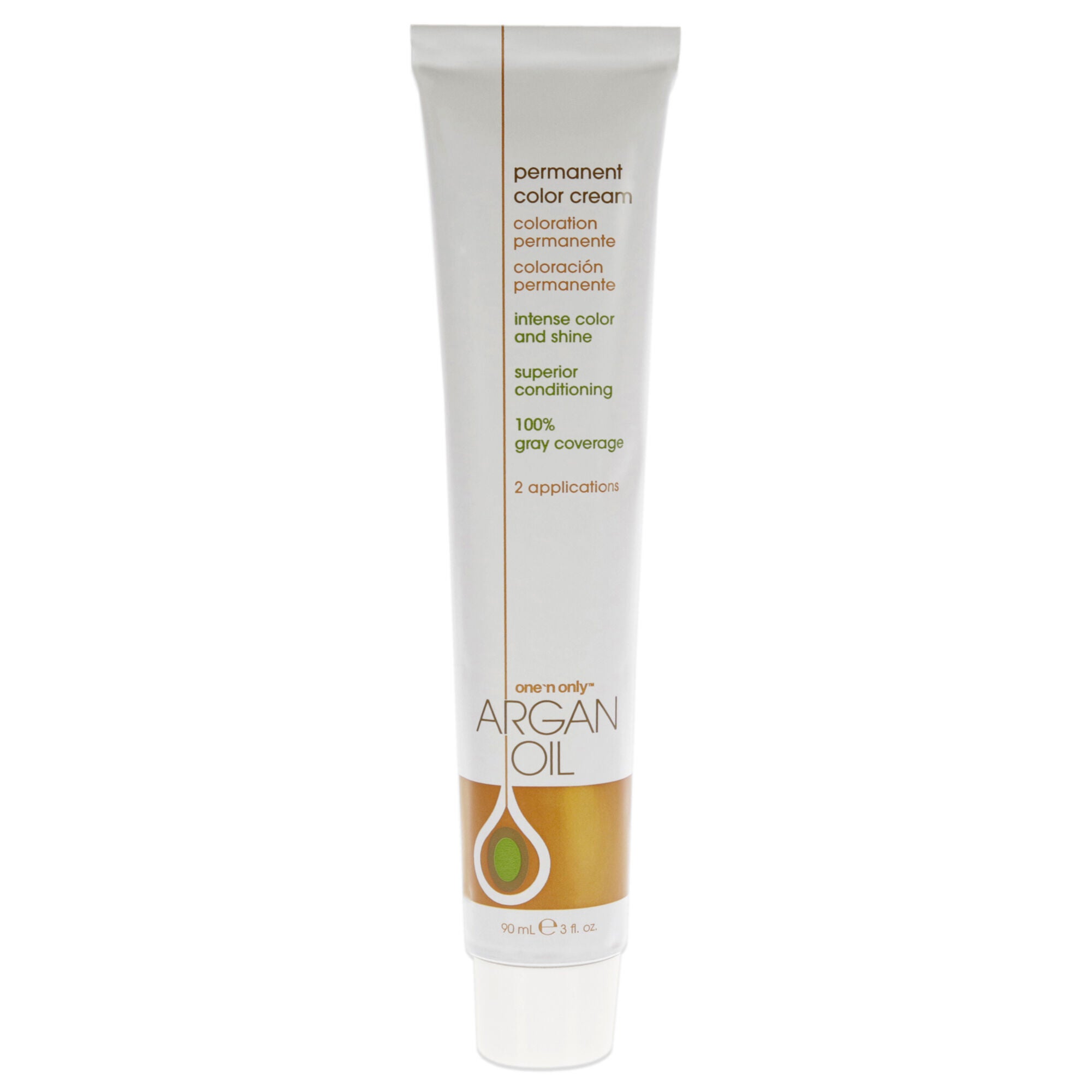 Argan Oil Permanent Color Cream - 7NN Rich Natural Medium Blonde by One n Only for Unisex - 3 oz Hair Color, See Description, alternate image number 4