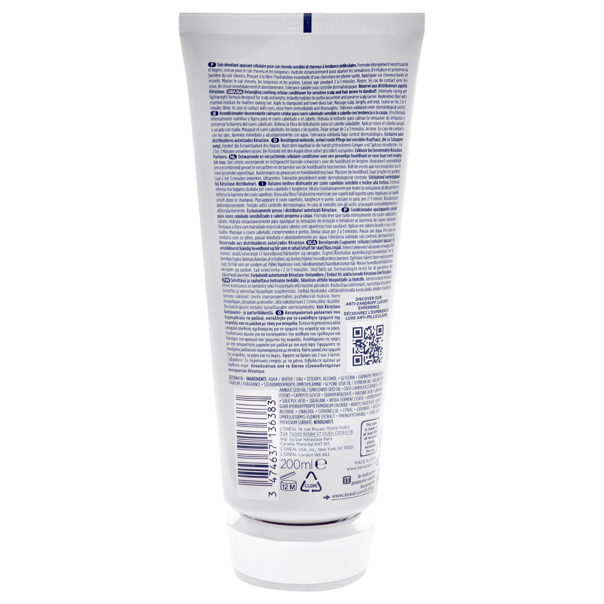 Symbiose Fondant Apaisant Essentiel Conditioner by Kerastase for Unisex - 6.8 oz Conditioner, See Description, alternate image number 2