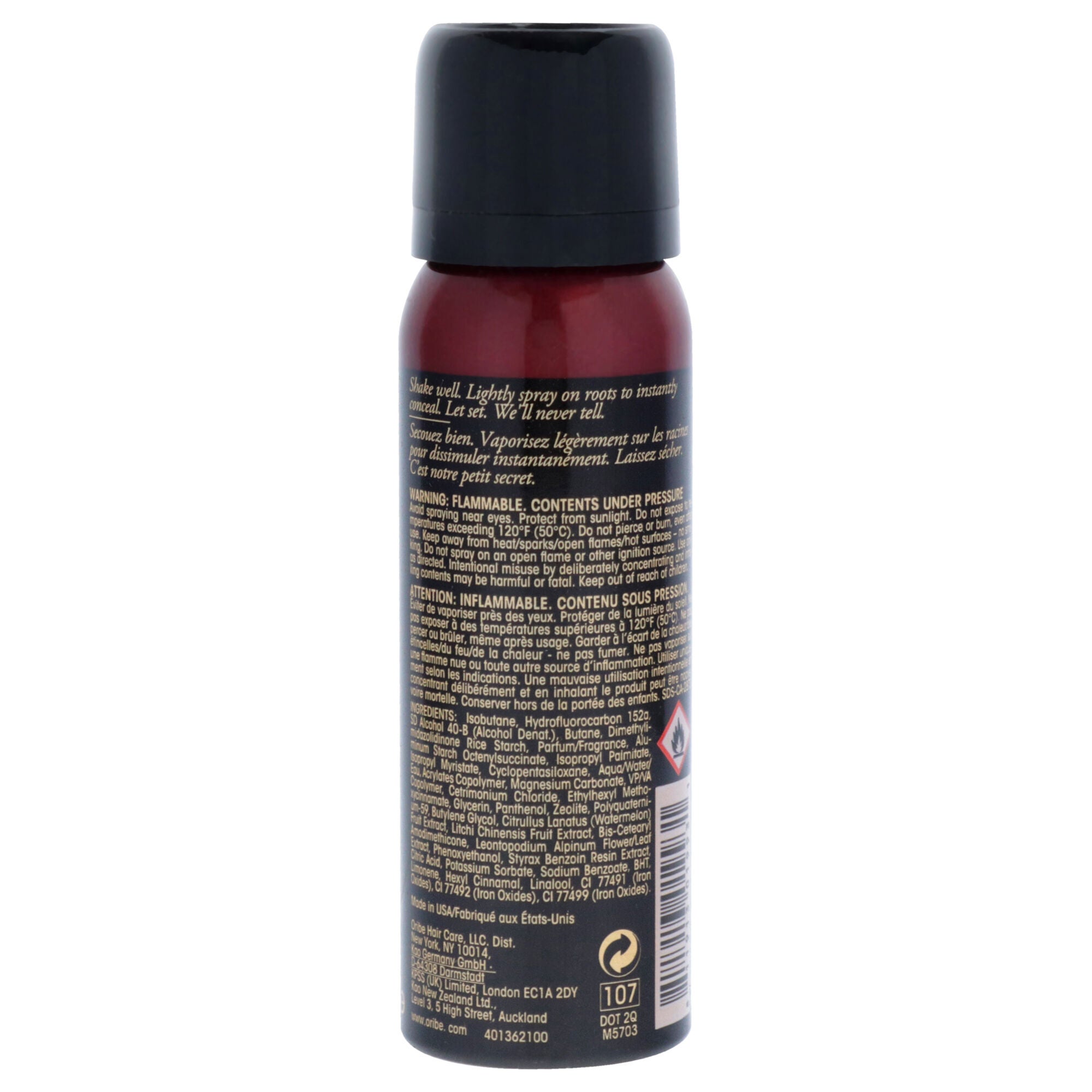 Airbrush Root Touch-Up Spray - Red by Oribe for Unisex - 1.8 oz Hair Color, See Description, alternate image number 2
